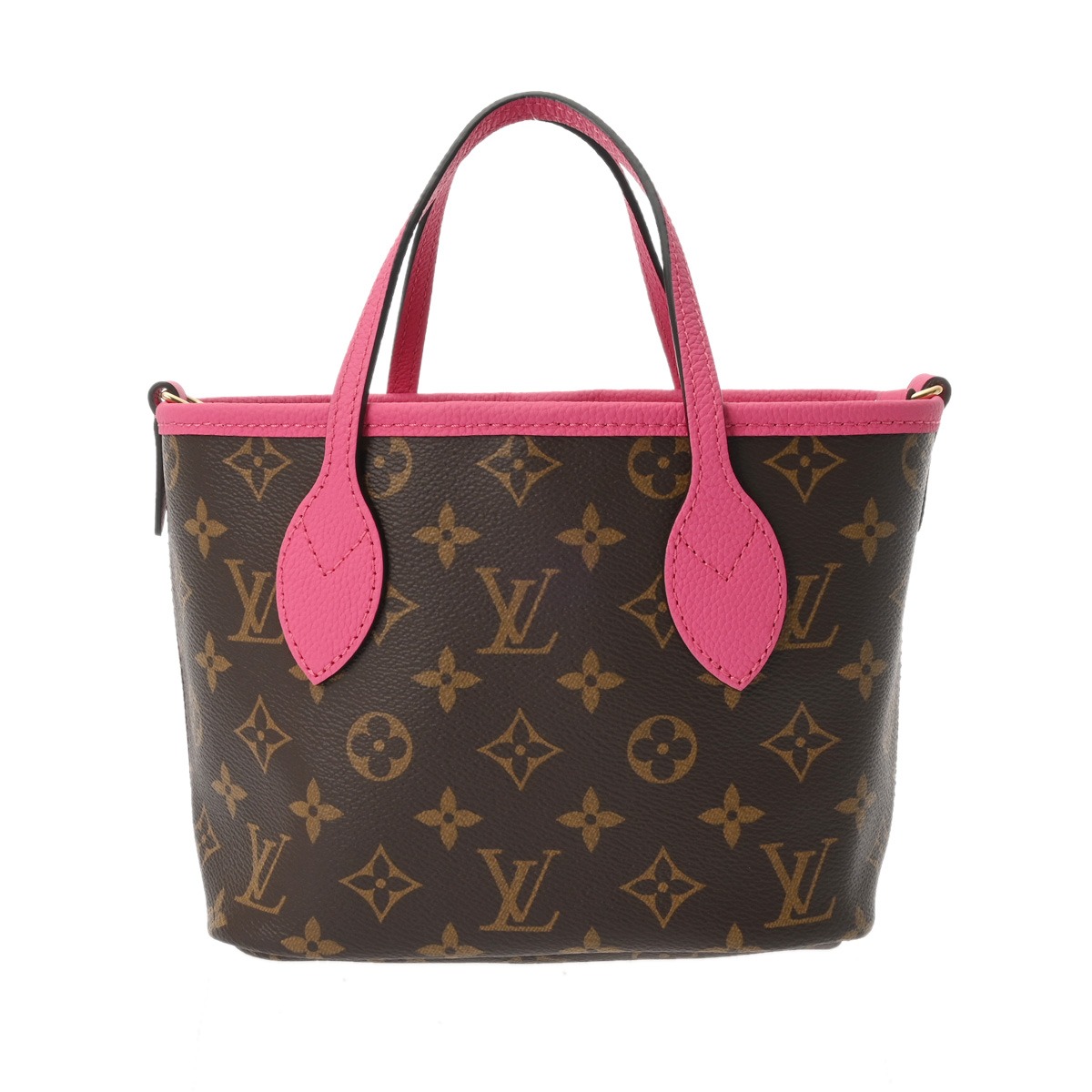 ルイ ヴィトン LOUIS VUITTON モノグラム ネヴァーフル インサイドアウト BB ローズ ポンディシェリ M12106 モノグラムキャンバス レディース ハンドバッグ ヴィトンバッグ バック ブランド 【ローン48回払い無金利】【中古】