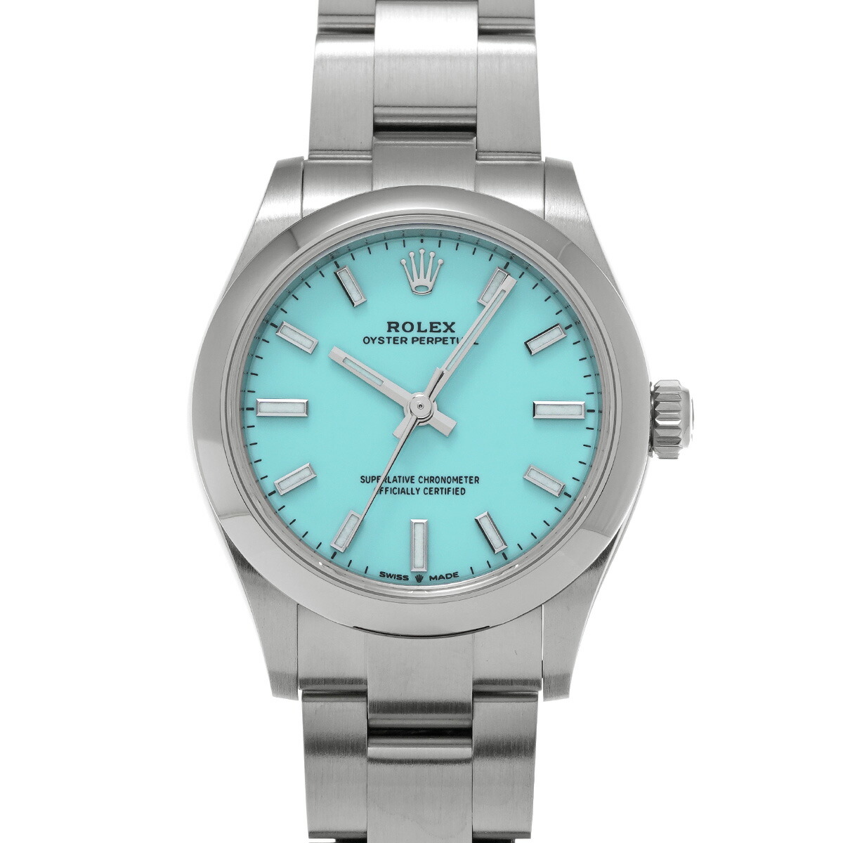 ロレックス ROLEX オイスターパーペチュアル 31 277200 ランダムシリアル ターコイズブルー ユニセックス 腕時計 ロレックス 時計 高級腕時計 ブランド 【ローン48回払い無金利】【中古】|ウォッチニアン ブランド品専門店
