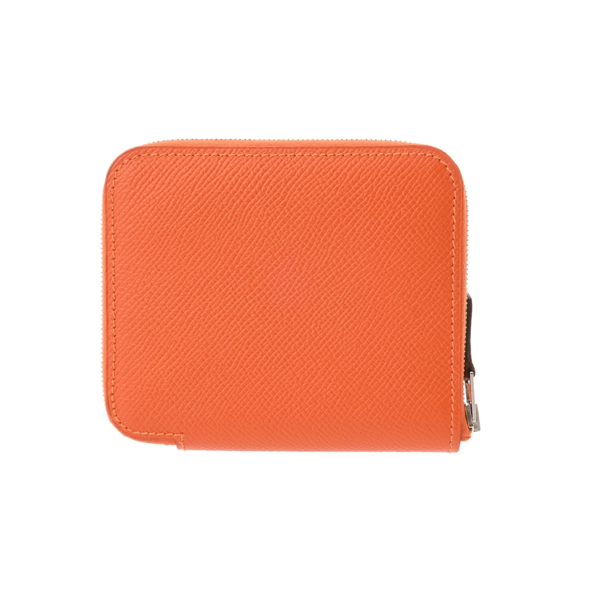 エルメス HERMES アザップ コンパクト シルクイン オレンジ ヴォーエプソン レディース コインケース エルメス 財布 ブランド 【ローン48回払い無金利】【中古】 47,988円