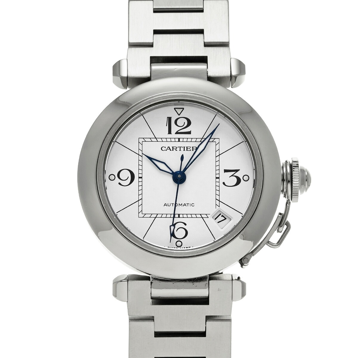 【~4/17 最大5万円クーポン】カルティエ CARTIER パシャC W31074M7 ホワイト ユニセックス 腕時計 カルティエ 時計 高級腕時計 ブランド 【ローン48回払い無金利】【中古】