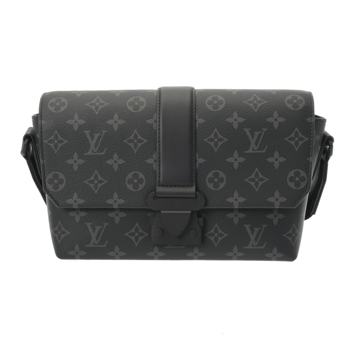 【～4/10 最大5万円クーポン】ルイ ヴィトン LOUIS VUITTON モノグラムエクリプス Sケープ メッセンジャー ブラック M46794 モノグラムキャンバス メンズ ショルダーバッグ ヴィトンバッグ バック ブランド 【ローン48回払い無金利】【中古】