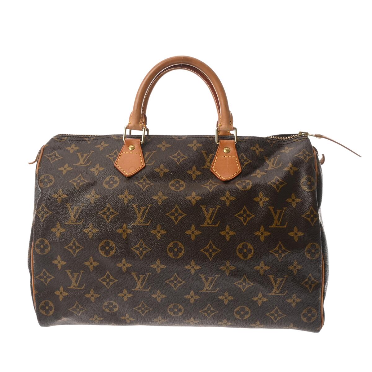 【～4/10 最大5万円クーポン】ルイ ヴィトン LOUIS VUITTON モノグラム スピーディ 35 ブラウン M41524 モノグラムキャンバス レディース ハンドバッグ ヴィトンバッグ バック ブランド 【ローン48回払い無金利】【中古】