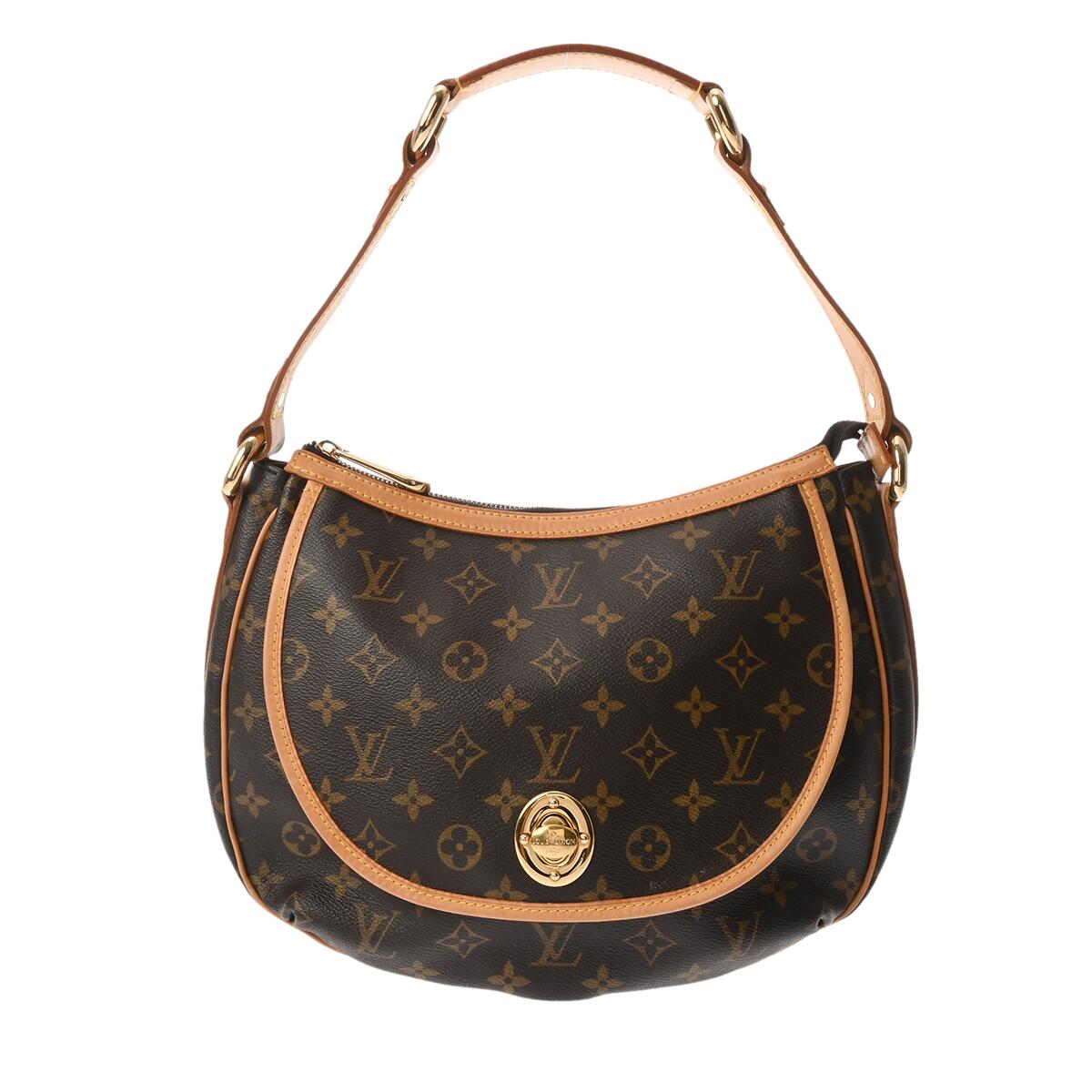 【～4/17 最大5万円クーポン】ルイ ヴィトン LOUIS VUITTON モノグラム トゥラム PM ワンショルダー ブラウン M40076 モノグラムキャンバス レディース ショルダーバッグ ヴィトンバッグ バック ブランド 【ローン48回払い無金利】【中古】