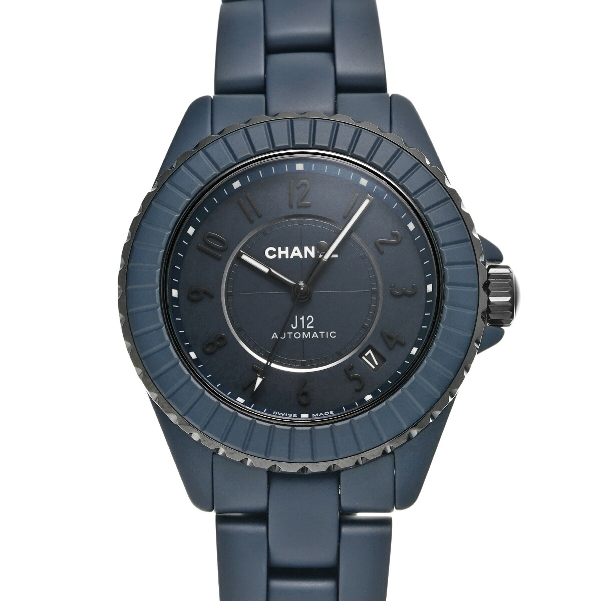 【～4/10 最大5万円クーポン】シャネル CHANEL J12 BLEU キャリバー12.1 H9632 ブルー メンズ 腕時計 シャネル 時計 高級腕時計 ブランド 【ローン48回払い無金利】【中古】