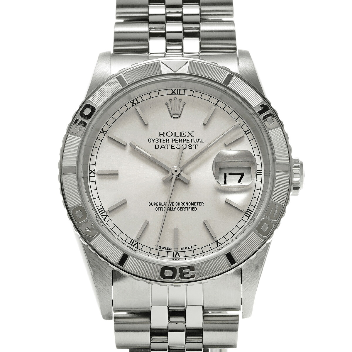 ロレックス ROLEX デイトジャスト サンダーバード 16264 U番(1997年頃製造) シルバー メンズ 腕時計 ロレックス 時計 高級腕時計 ブランド 【ローン48回払い無金利】【中古】