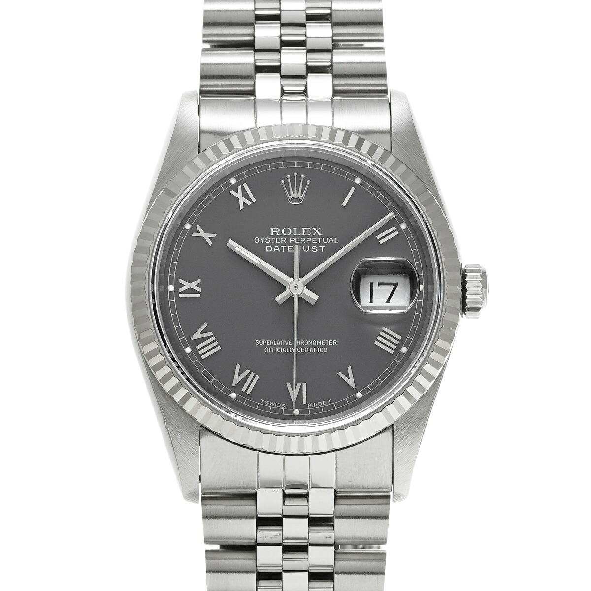 ロレックス ROLEX デイトジャスト 16234 S番(1994年頃製造) グレー メンズ 腕時計 ロレックス 時計 高級腕時計 ブランド 【ローン48回払い無金利】【中古】