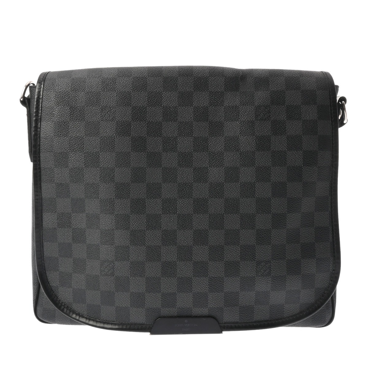 【～4/10 最大5万円クーポン】ルイ ヴィトン LOUIS VUITTON ダミエグラフィット ダニエル MM ブラック/グレー N58029 ダミエグラフィットキャンバス メンズ メッセンジャーバッグ ヴィトンバッグ バック ブランド 【ローン48回払い無金利】【中古】