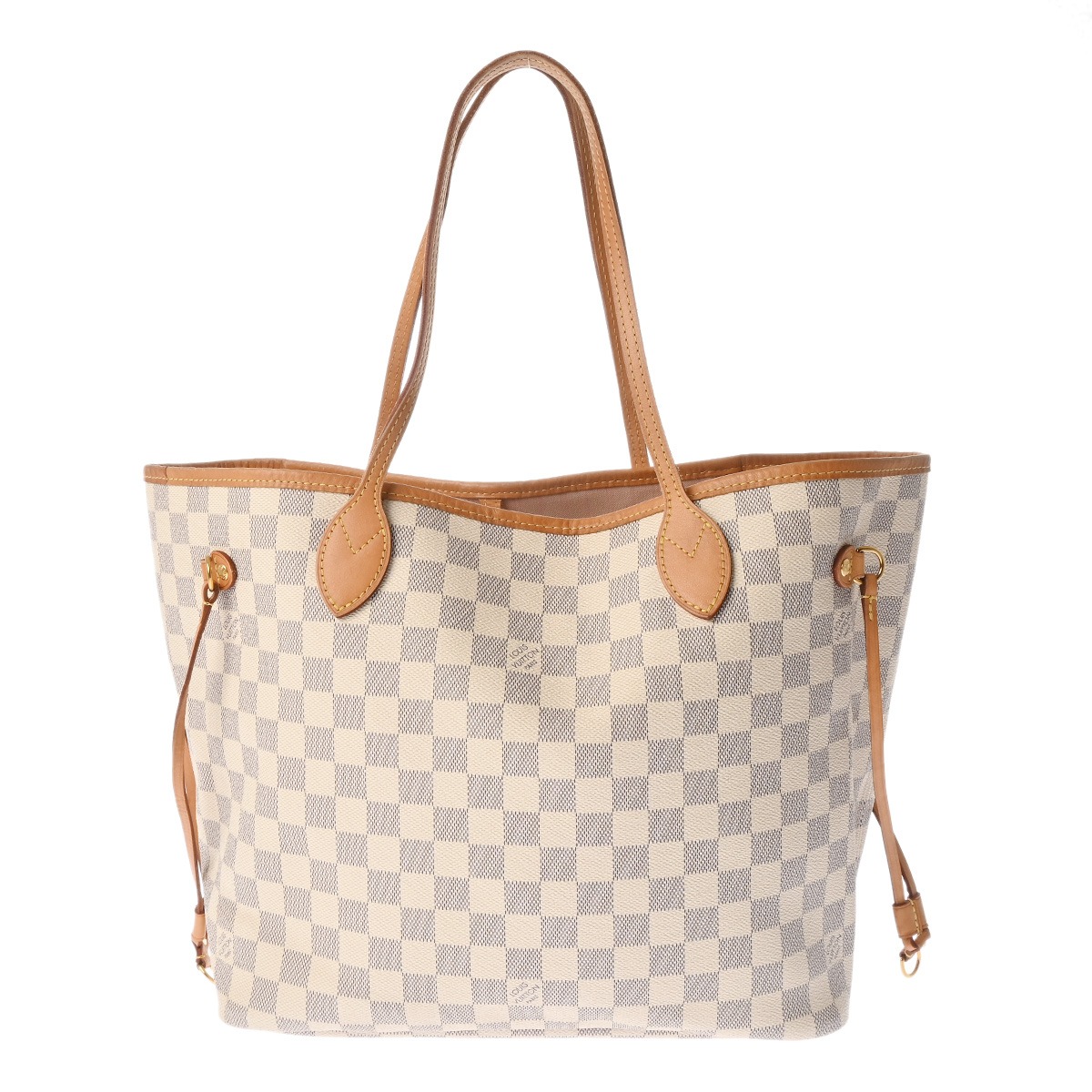 【～4/10 最大5万円クーポン】ルイ ヴィトン LOUIS VUITTON ダミエアズール ネヴァーフル MM ローズバレリーヌ N41361 ダミエキャンバス レディース トートバッグ ヴィトンバッグ バック ブランド 【ローン48回払い無金利】【中古】