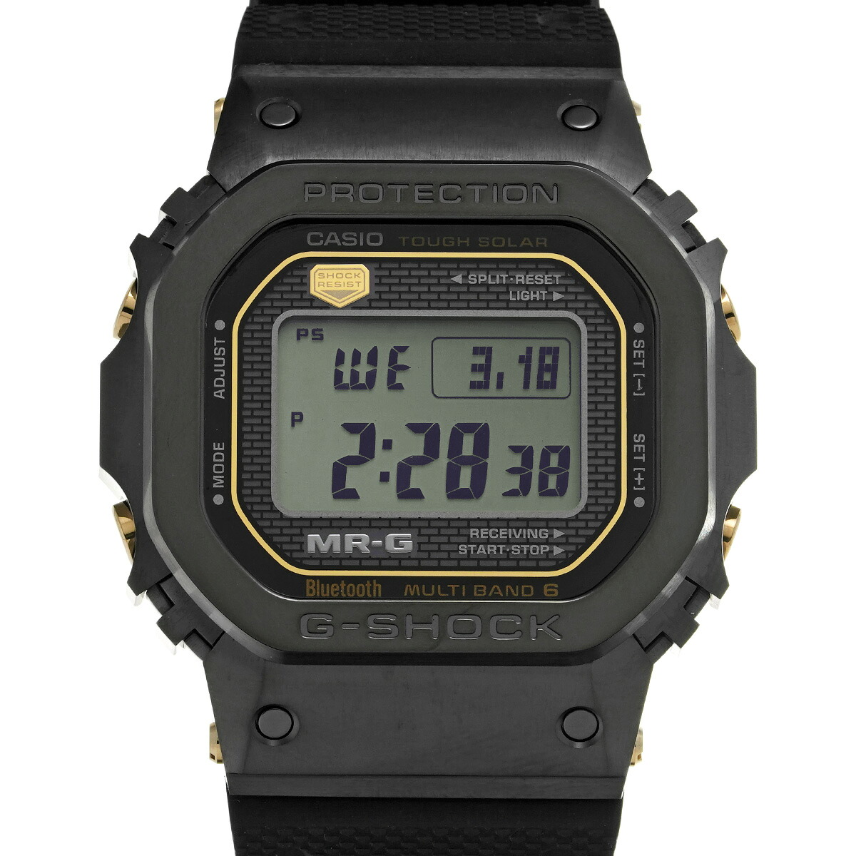 【～4/17 最大5万円クーポン】カシオ CASIO G-SHOCK MRG-B5000シリーズ MRG-B5000R-1JR ブラック メンズ 腕時計 カシオ 時計 高級腕時計 ブランド 【ローン48回払い無金利】【中古】