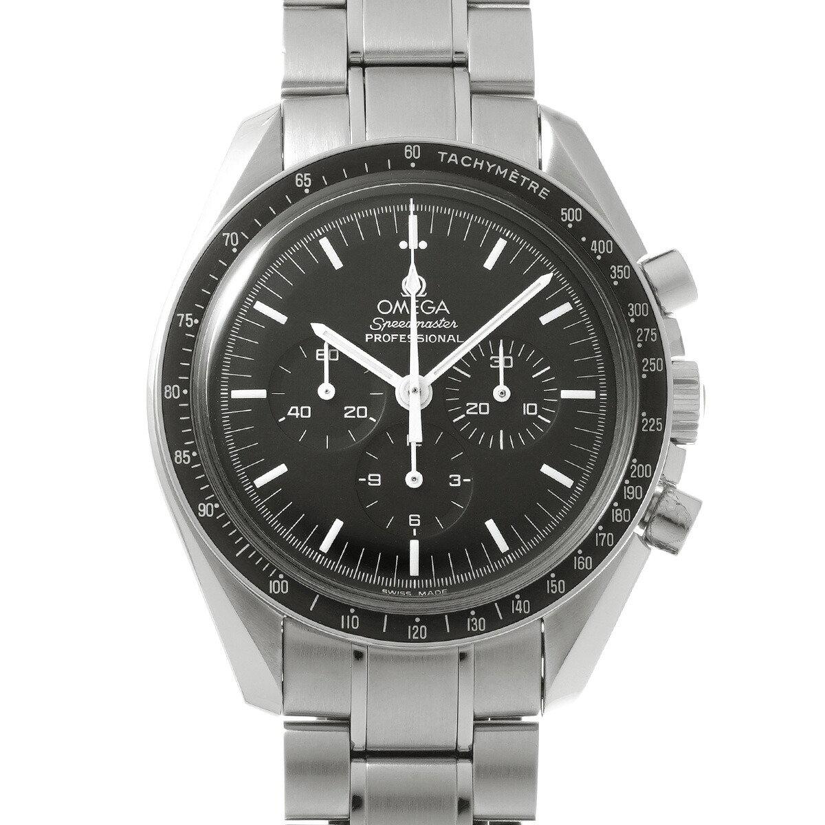 【～4/10 最大5万円クーポン】オメガ OMEGA スピードマスター ムーンウォッチ プロフェッショナル 3570.50 ブラック メンズ 腕時計 オメガ 時計 高級腕時計 ブランド 【ローン48回払い無金利】【中古】
