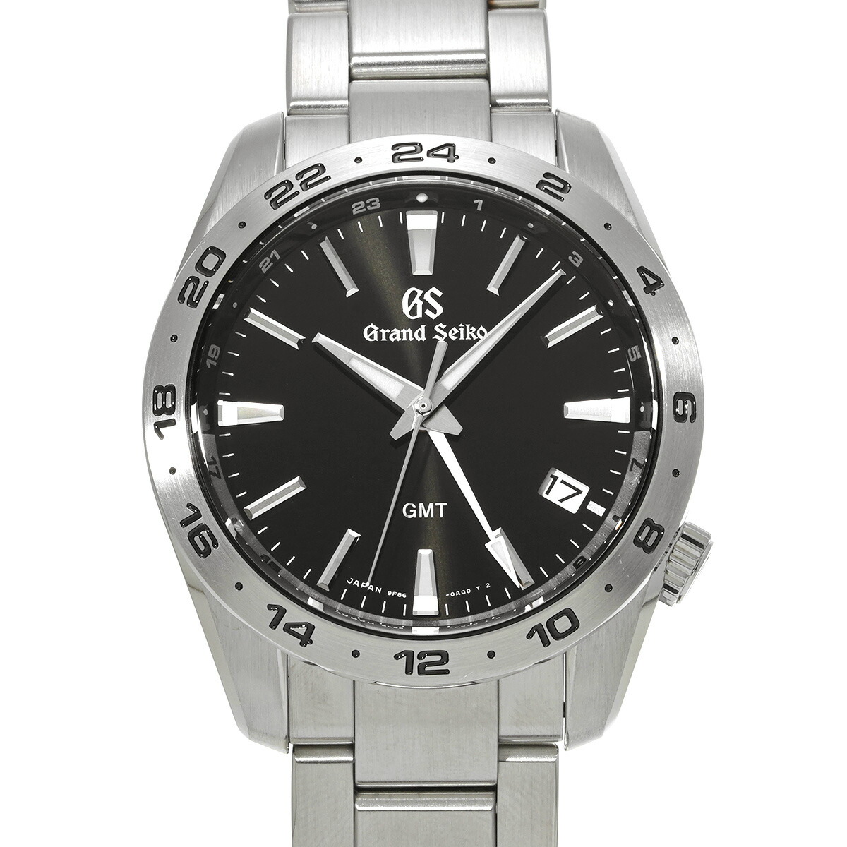 【～4/10 最大5万円クーポン】グランドセイコー Grand Seiko スポーツコレクション クォーツ GMT SBGN027 ブラック メンズ 腕時計 グランドセイコー 時計 高級腕時計 ブランド 【ローン48回払い無金利】【中古】