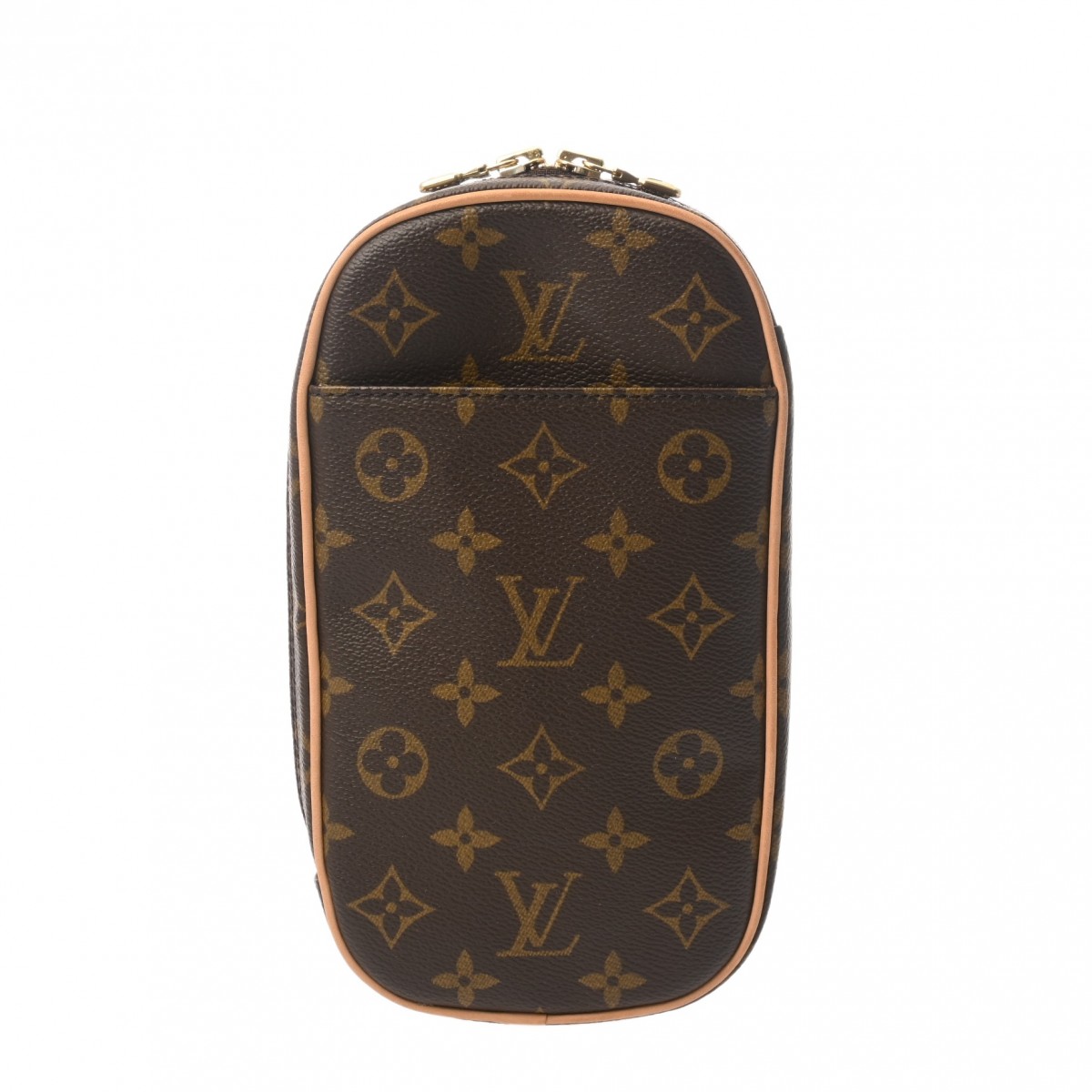 【～4/17 最大5万円クーポン】ルイ ヴィトン LOUIS VUITTON モノグラム ポシェットガンジュ ブラウン M51870 モノグラムキャンバス メンズ ボディバッグ ヴィトンバッグ バック ブランド 【ローン48回払い無金利】【中古】