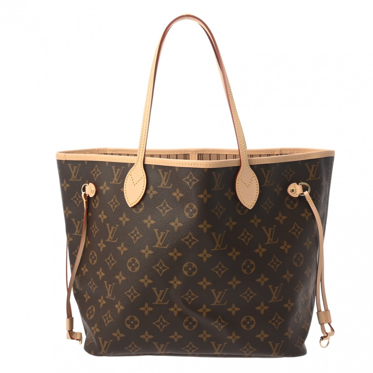 ルイ ヴィトン LOUIS VUITTON モノグラム ネヴァーフル MM ブラウン/ローズベージュ M46975 モノグラムキャンバス レディース トートバッグ ヴィトンバッグ バック ブランド 【ローン48回払い無金利】【中古】