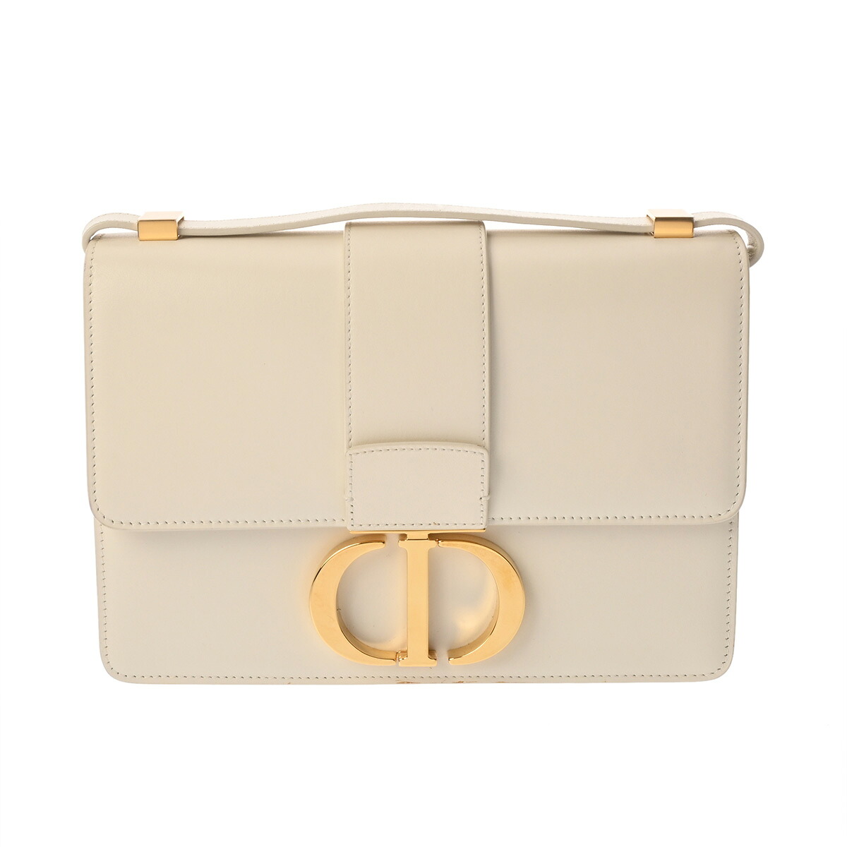 ディオール Dior 30MONTAIGNE オフホワイト M9203UMOS ボックスカーフ レディース ショルダーバッグ ディオール ショルダーバッグ バック ブランド 【ローン48回払い無金利】【中古】 101,900円