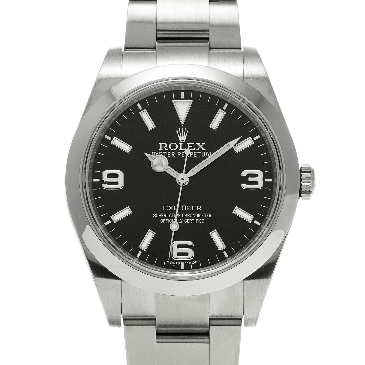 【～4/10 最大5万円クーポン】ロレックス ROLEX エクスプローラー 214270 ランダムシリアル ブラック メンズ 腕時計 ロレックス 時計 高級腕時計 ブランド 【ローン48回払い無金利】【中古】