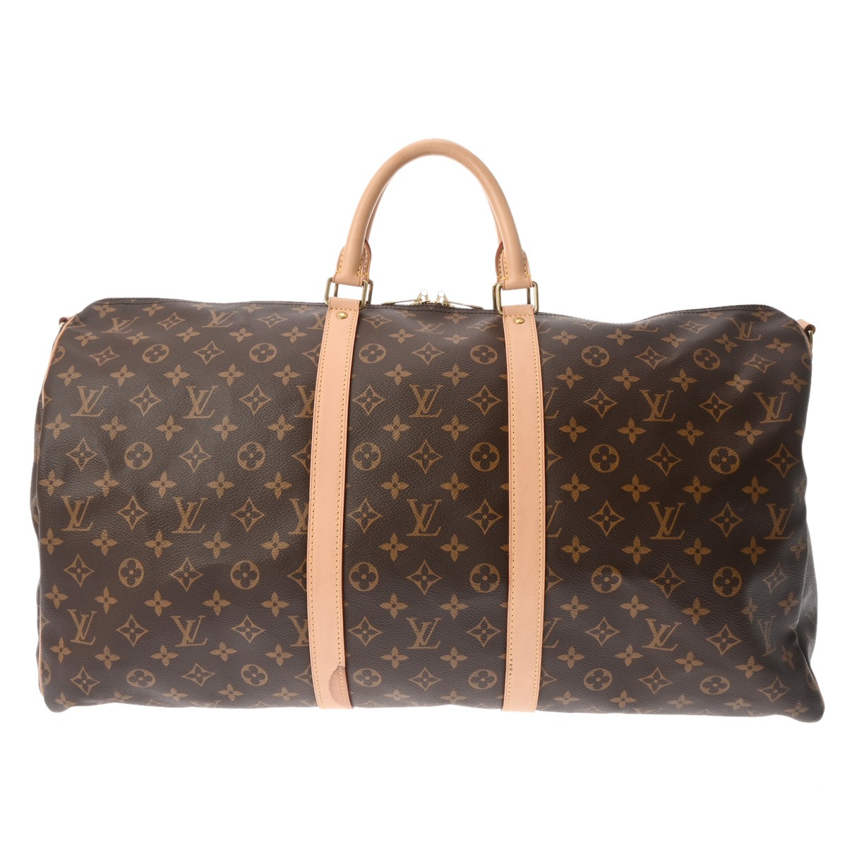 【～4/17 最大5万円クーポン】ルイ ヴィトン LOUIS VUITTON モノグラム キーポル バンドリエール 55 ブラウン M41414 モノグラムキャンバス ユニセックス ボストンバッグ ヴィトンバッグ バック ブランド 【ローン48回払い無金利】【中古】