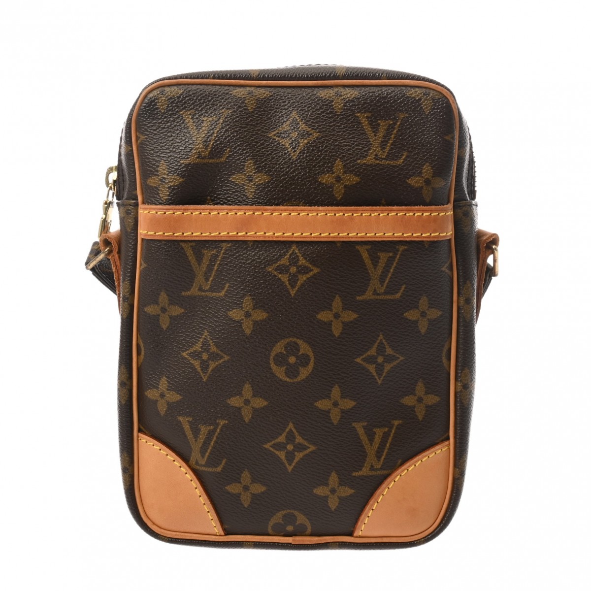 ルイ ヴィトン LOUIS VUITTON モノグラム ダヌーブ ブラウン M45266 モノグラムキャンバス レディース ショルダーバッグ ヴィトンバッグ バック ブランド 【ローン48回払い無金利】【中古】