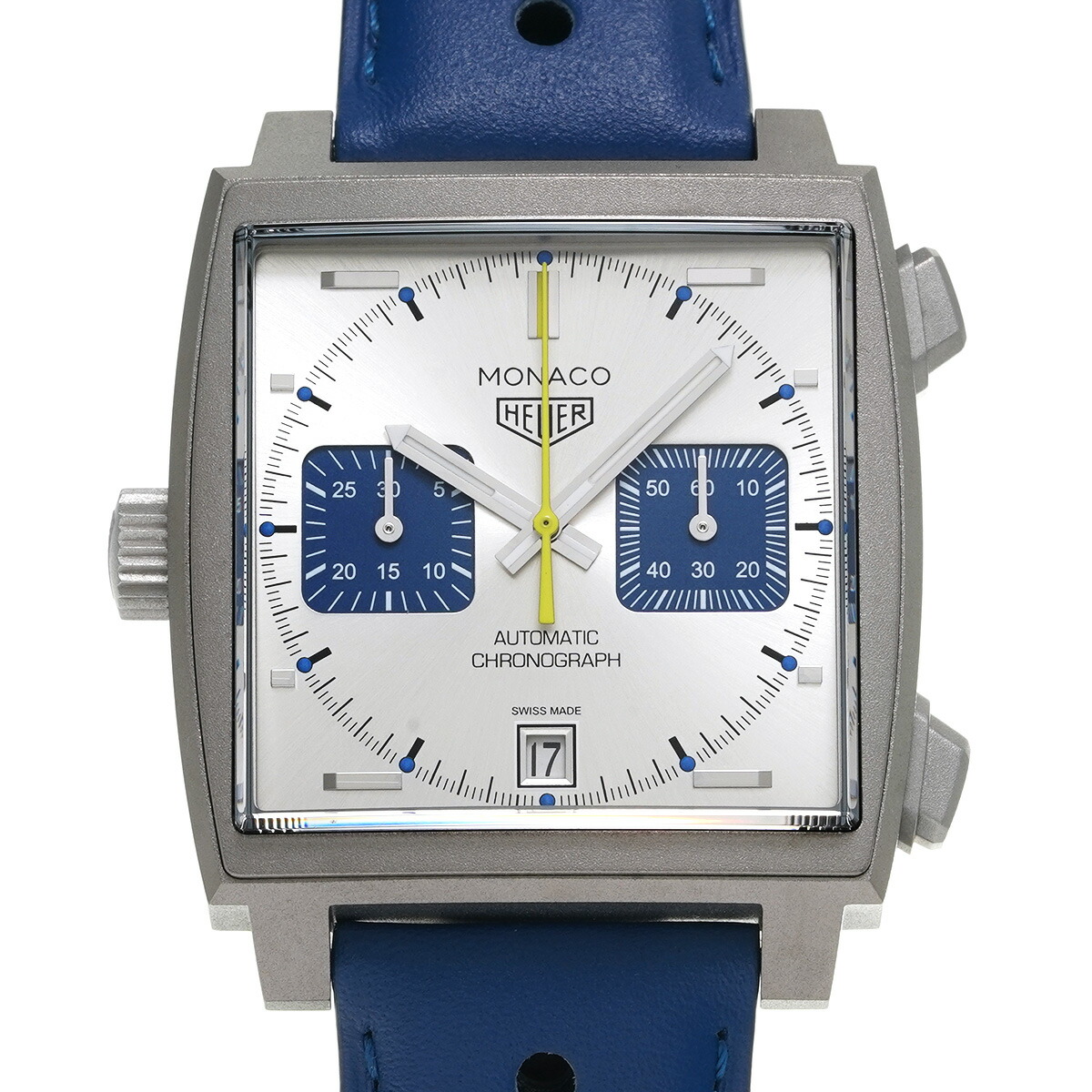 タグ ホイヤー TAG HEUER モナコ クロノグラフ レーシングブルー リミテッド エディション CAW218C.FC6548 グレー/ブルー メンズ 腕時計 タグ ホイヤー 時計 高級腕時計 ブランド 【ローン48回払い無金利】【中古】
