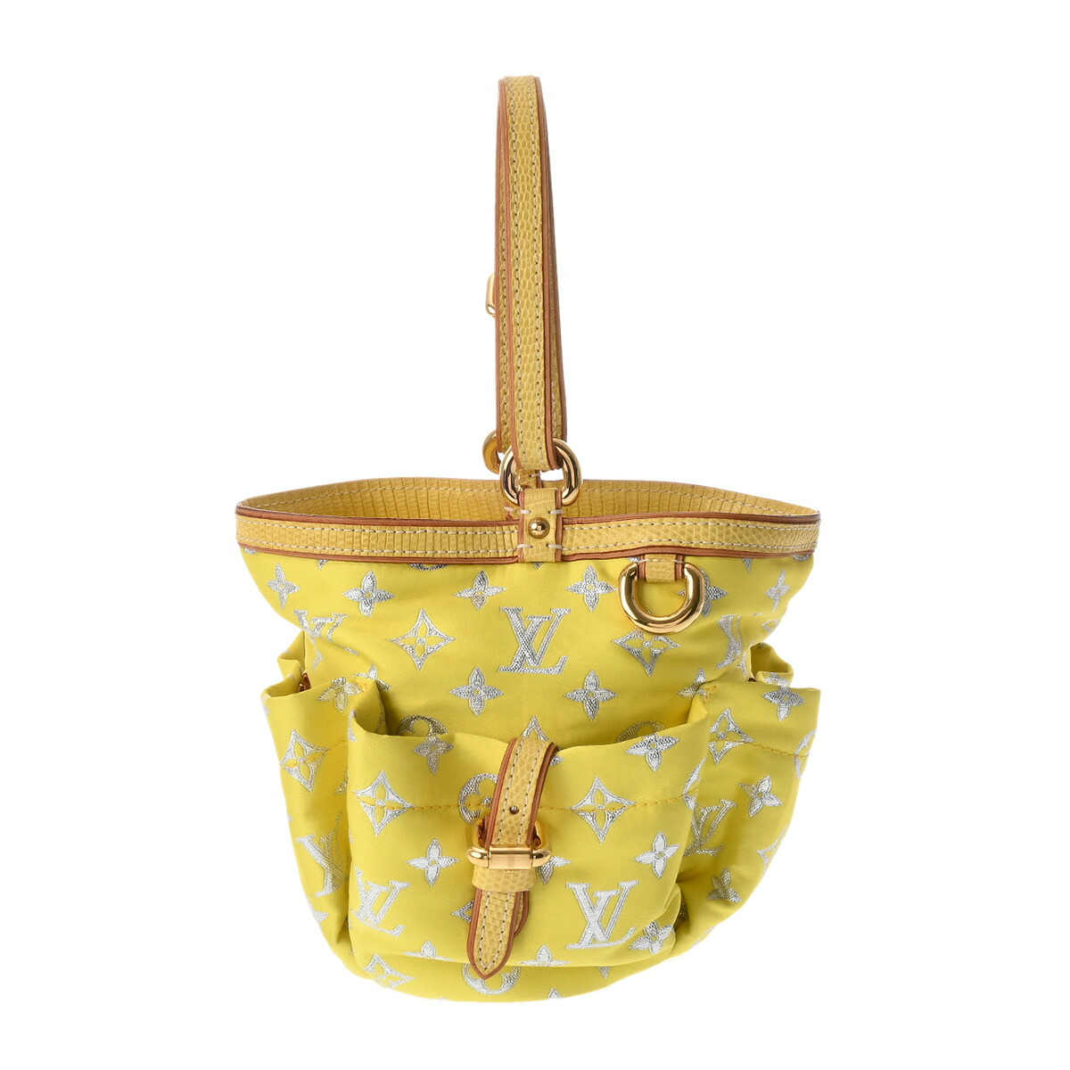 【~7/26 最大5万円クーポン】ルイ ヴィトン LOUIS VUITTON ソー 2005年SS イエロー M93035 ナイロン/リザード レディース ハンドバッグ ヴィトンバッグ バック ブランド 【ローン48回払い無金利】【中古】|ウォッチニアン ブランド品専門店