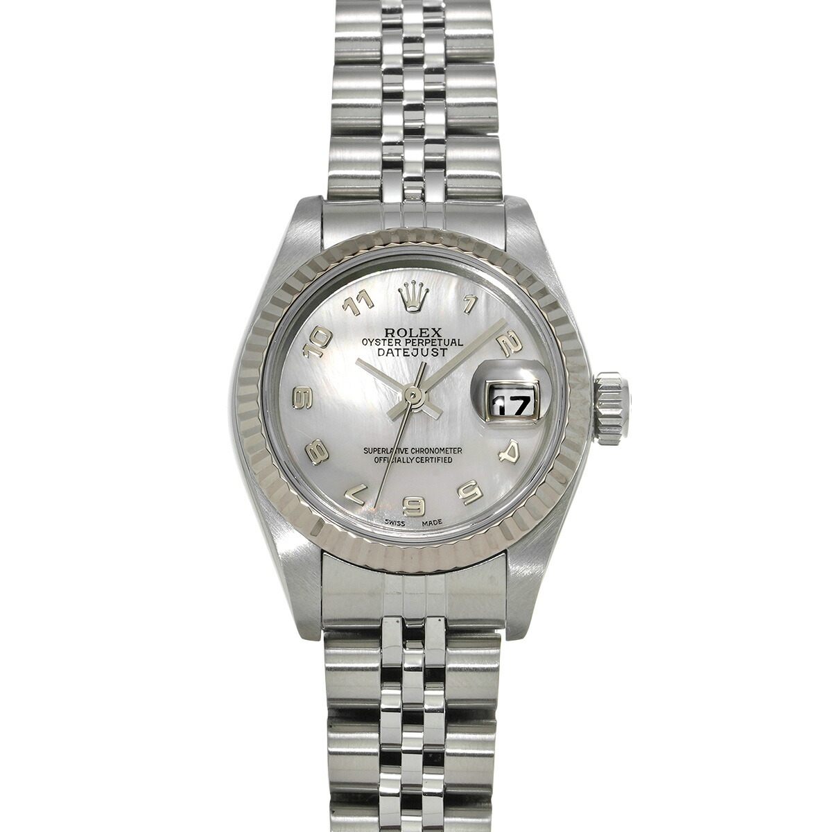 ロレックス ROLEX デイトジャスト 79174NA F番(2004年頃製造) ホワイトシェル レディース 腕時計 ロレックス 時計 高級腕時計 ブランド 【ローン48回払い無金利】【中古】