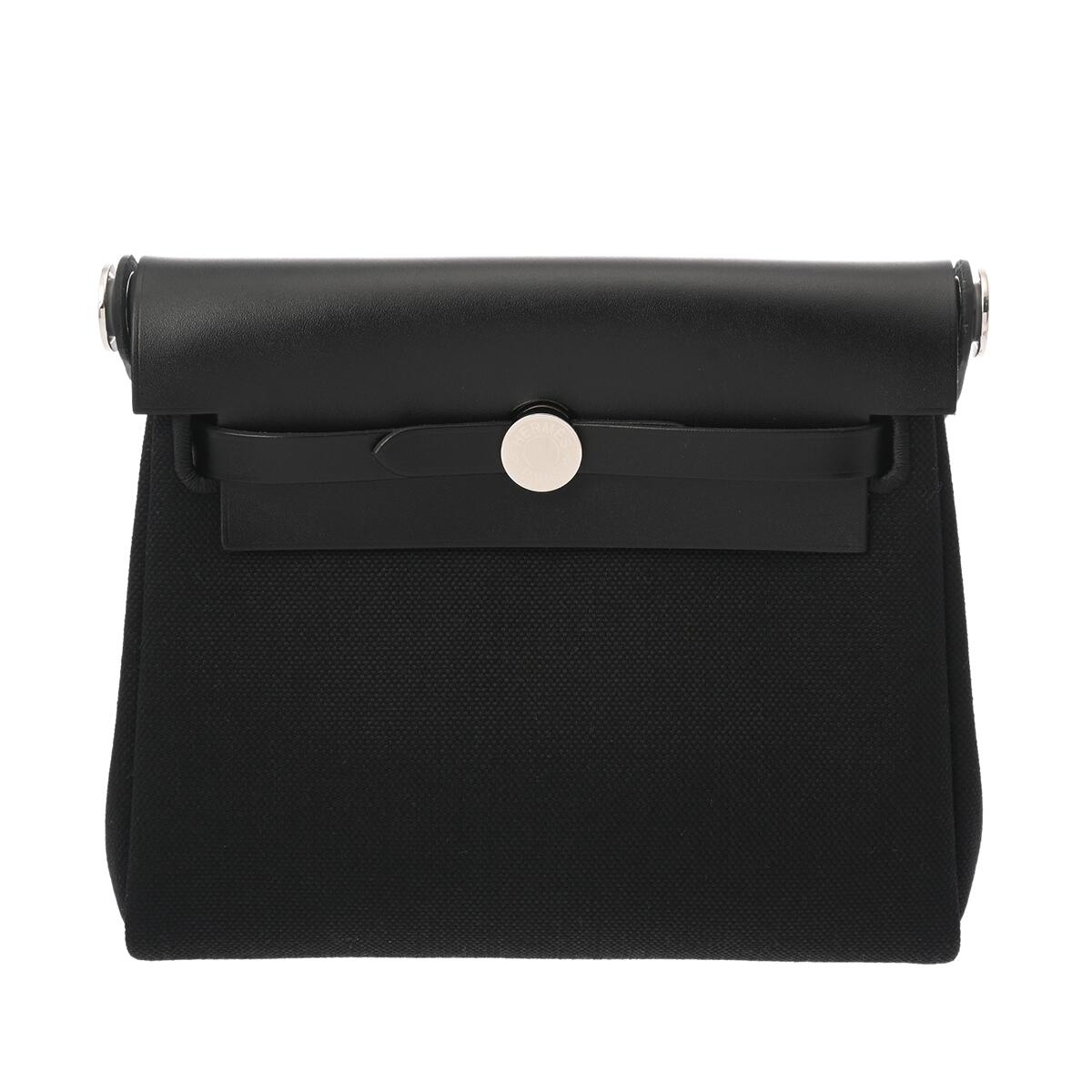 エルメス HERMES エールバッグ ジップ ミニ ブラック トワルミリタリー/ヴァッシュハンター レディース ハンドバッグ エルメス バッグ バック ブランド 【ローン48回払い無金利】【未使用】