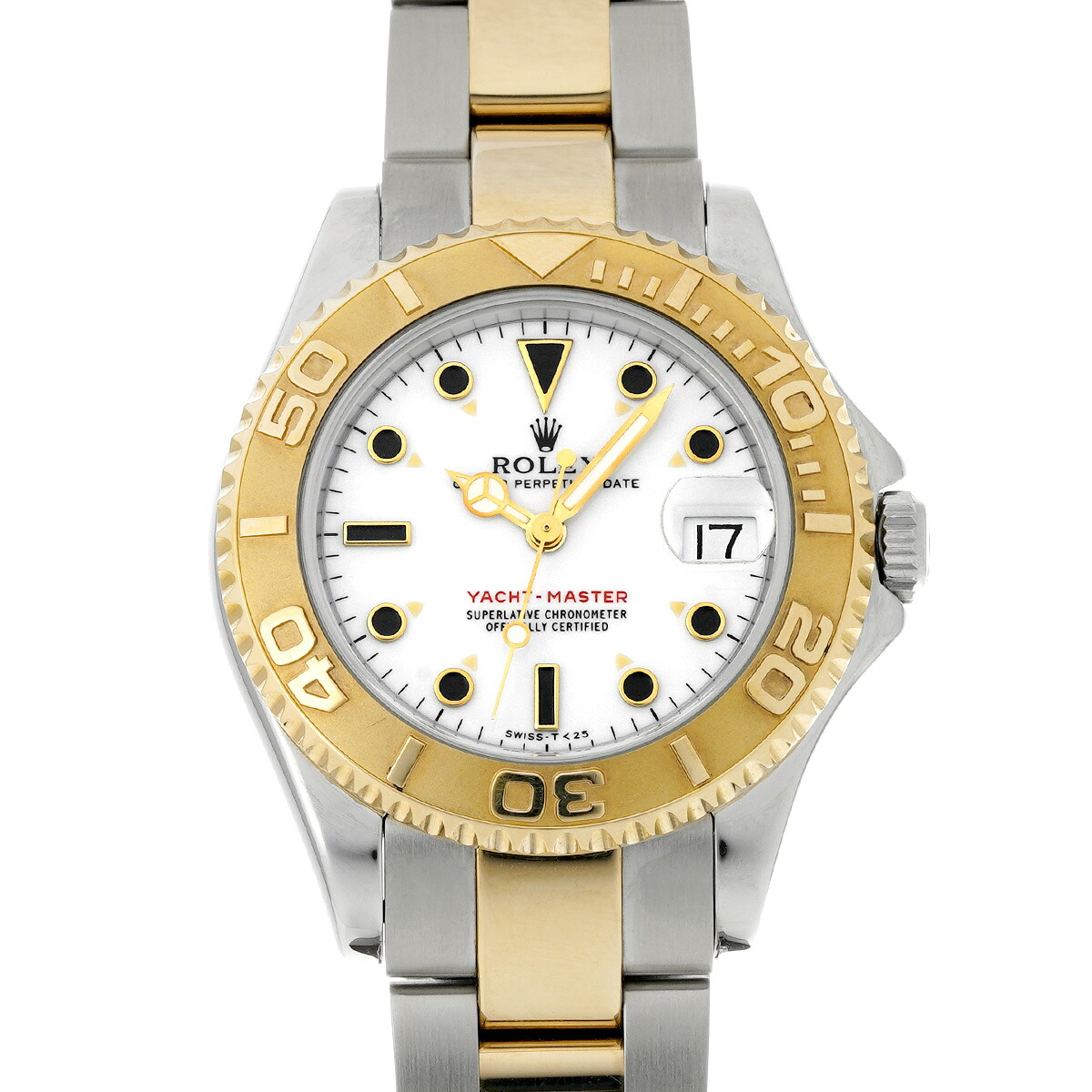 【~7/26 最大5万円クーポン】ロレックス ROLEX ヨットマスター 34 68623 U番(1997年頃製造) ホワイト ユニセックス 腕時計 ロレックス 時計 高級腕時計 ブランド 【ローン48回払い無金利】【中古】|ウォッチニアン ブランド品専門店