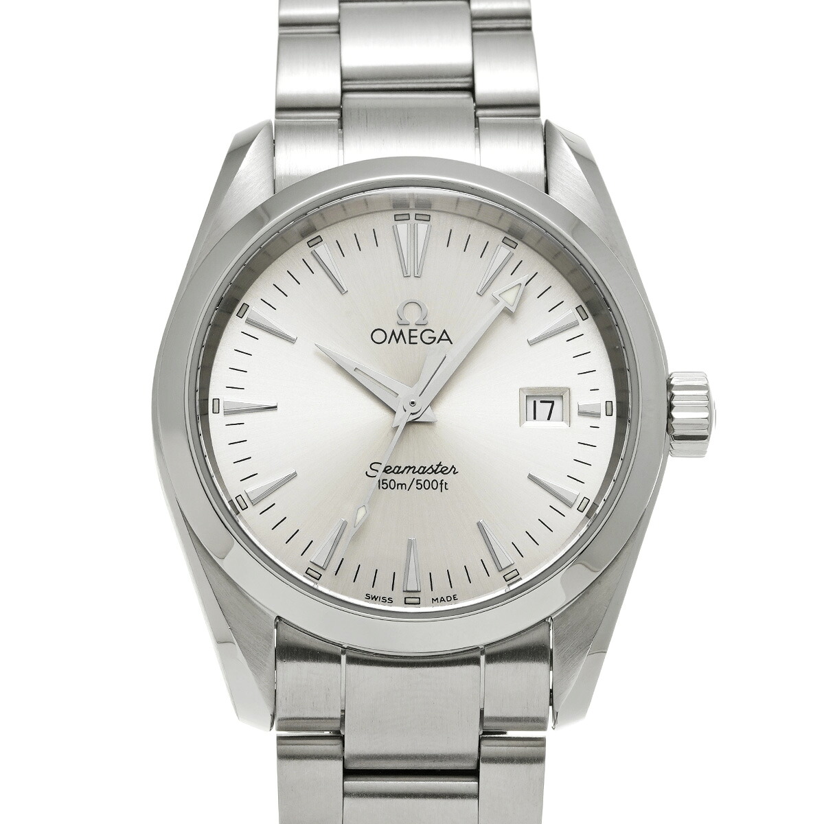 【～4/17 最大5万円クーポン】オメガ OMEGA シーマスター アクアテラ クォーツ 2518.30 シルバー メンズ 腕時計 オメガ 時計 高級腕時計 ブランド 【ローン48回払い無金利】【中古】