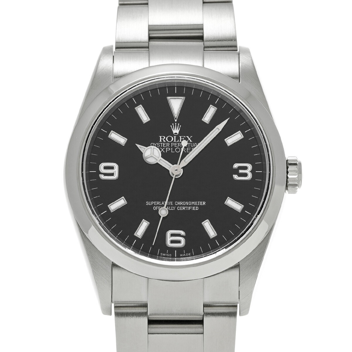 ロレックス ROLEX エクスプローラー 114270 K番(2001年頃製造) ブラック メンズ 腕時計 ロレックス 時計 高級腕時計 ブランド 【ローン48回払い無金利】【中古】 455,200円