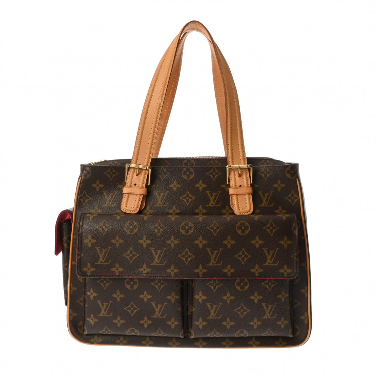【～4/17 最大5万円クーポン】ルイ ヴィトン LOUIS VUITTON モノグラム ミュルティプリ シテ ブラウン M51162 モノグラムキャンバス ユニセックス トートバッグ ヴィトンバッグ バック ブランド 【ローン48回払い無金利】【中古】 43,188円