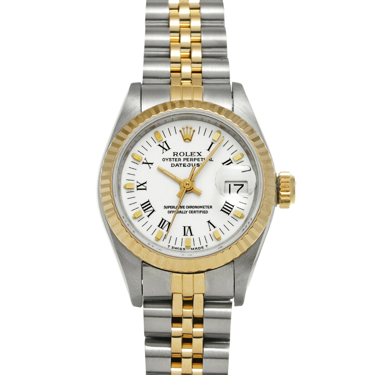 ロレックス ROLEX デイトジャスト 69173 97番台(1986年頃製造) ホワイト レディース 腕時計 ロレックス 時計 高級腕時計 ブランド 【ローン48回払い無金利】【中古】