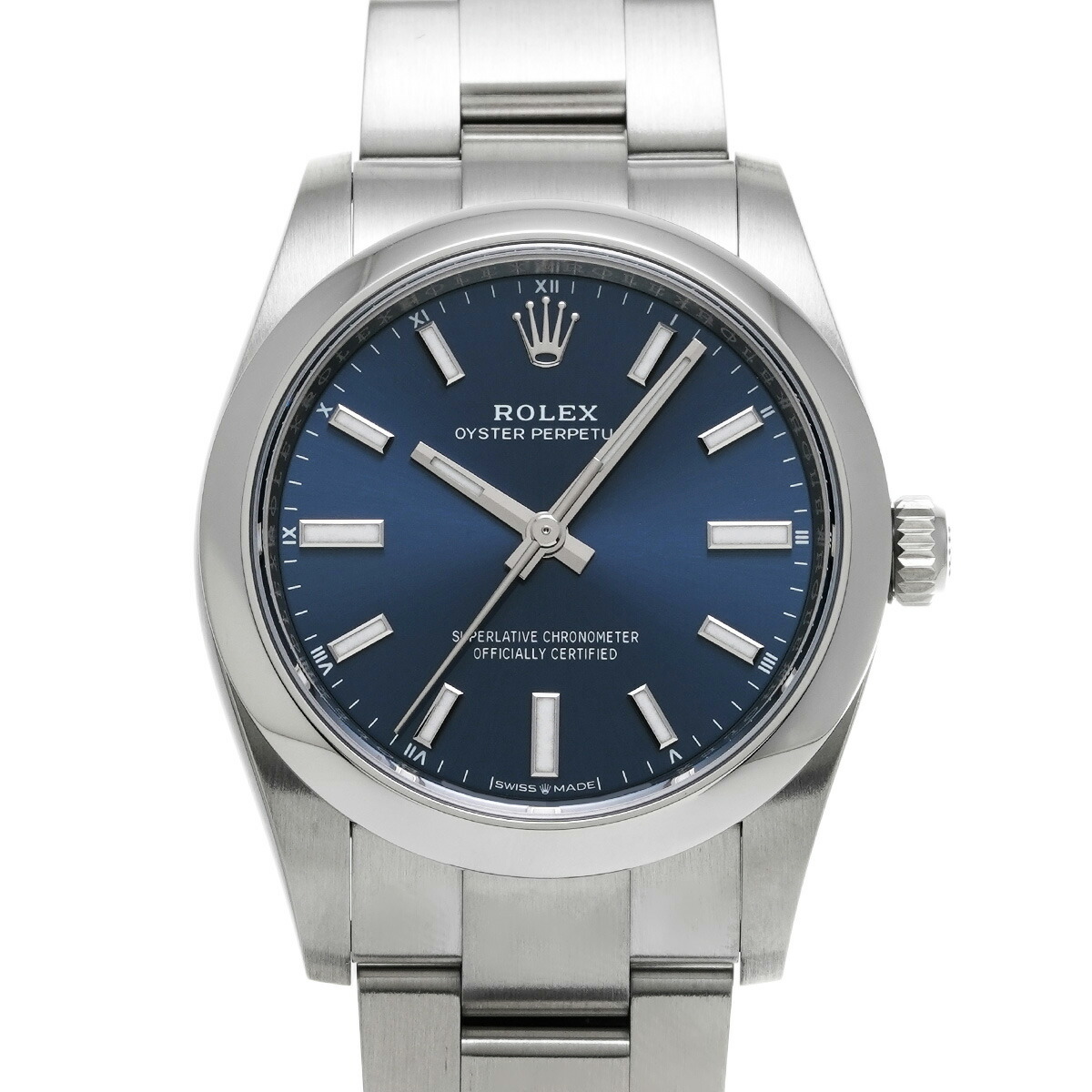 【~7/26 最大5万円クーポン】ロレックス ROLEX オイスターパーペチュアル 34 124200 ランダムシリアル ブライトブルー ユニセックス 腕時計 ロレックス 時計 高級腕時計 ブランド 【ローン48回払い無金利】【中古】|ウォッチニアン ブランド品専門店