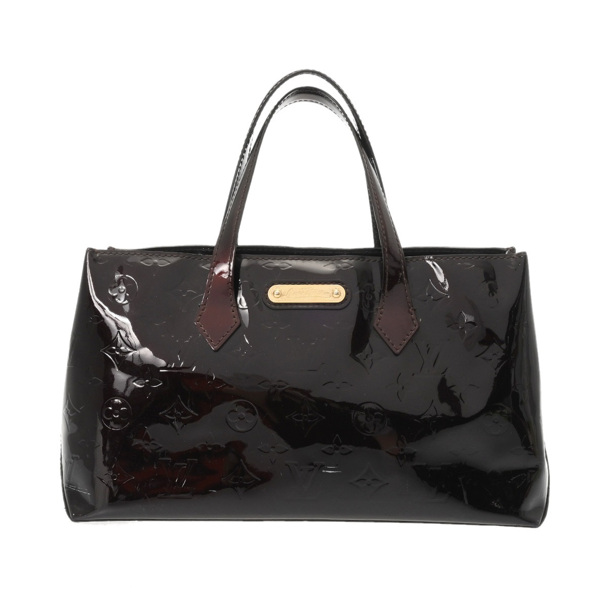 【～4/17 最大5万円クーポン】ルイ ヴィトン LOUIS VUITTON ヴェルニ ウィルシャー PM アマラント M93641 モノグラムヴェルニ レディース ハンドバッグ ヴィトンバッグ バック ブランド 【ローン48回払い無金利】【中古】