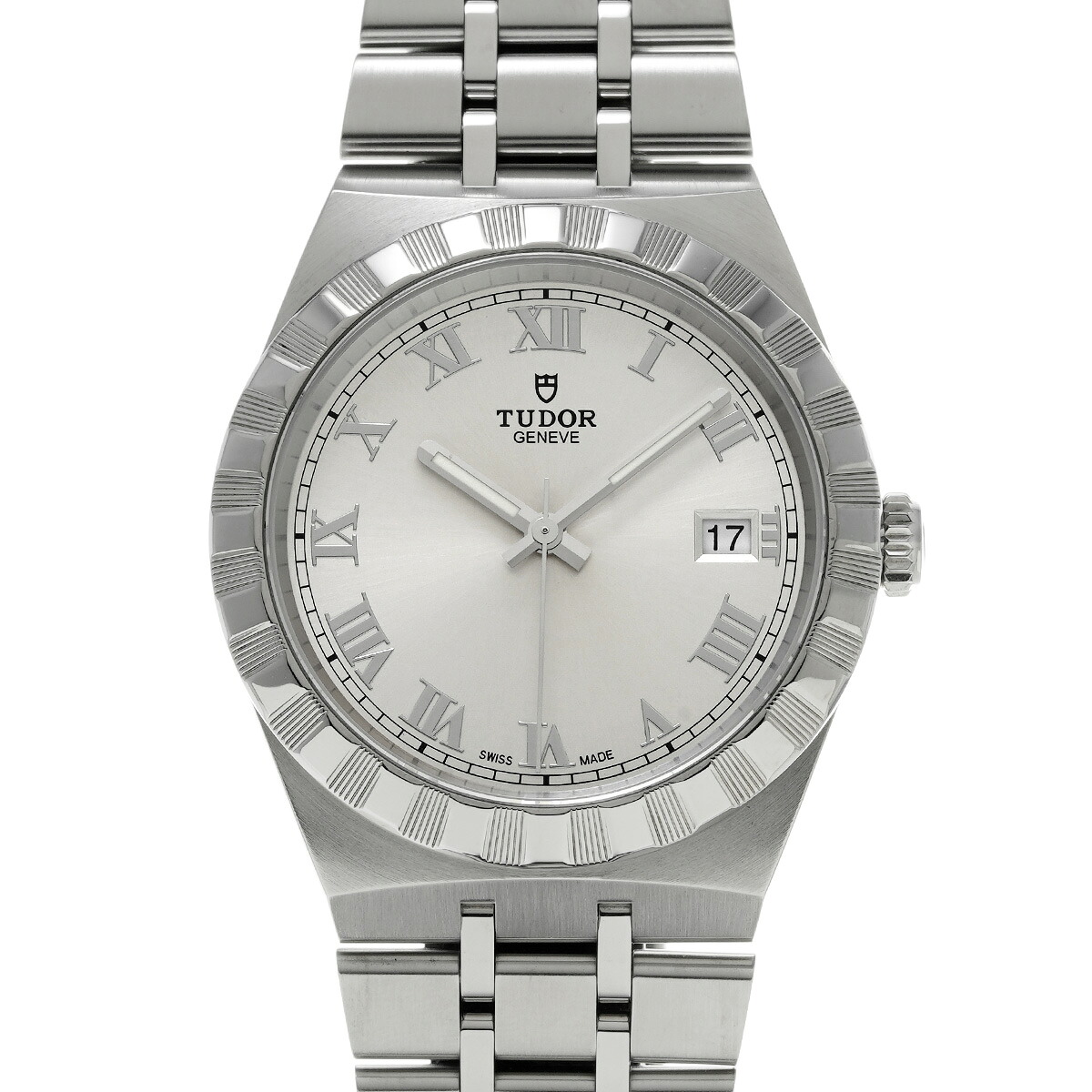 【～4/17 最大5万円クーポン】チューダー / チュードル TUDOR ロイヤル 28500 シルバー メンズ 腕時計 チューダー / チュードル 時計 高級腕時計 ブランド 【ローン48回払い無金利】【中古】 167,900円