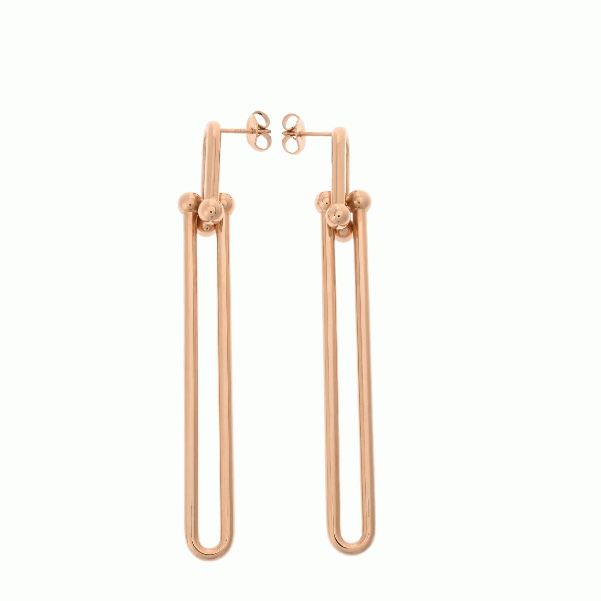 ティファニー TIFFANY & Co. ハードウェア ピアス K18ピンクゴールド PG レディース ピアス ティファニー 【ローン48回払い無金利】【中古】