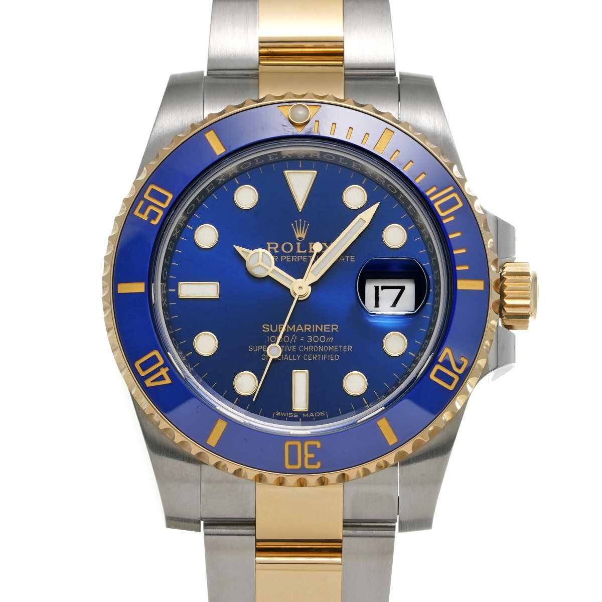 ロレックス ROLEX サブマリーナ デイト 116613LB ランダムシリアル ブルー メンズ 腕時計 ロレックス 時計 高級腕時計 ブランド 【ローン48回払い無金利】【中古】