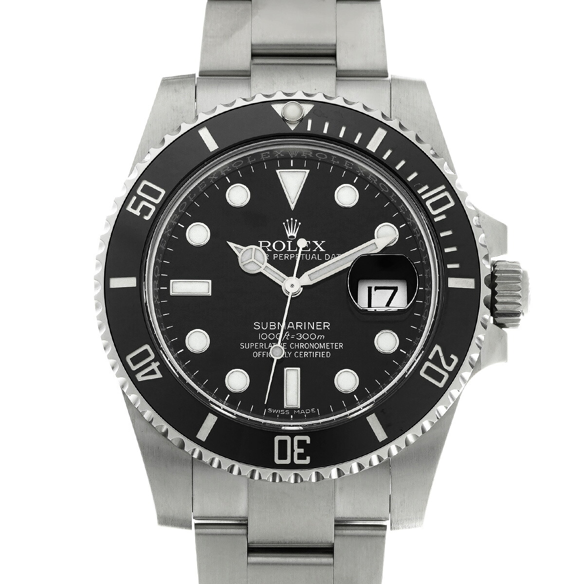 ロレックス ROLEX サブマリーナ デイト 116610LN ランダムシリアル ブラック メンズ 腕時計 ロレックス 時計 高級腕時計 ブランド 【ローン48回払い無金利】【中古】