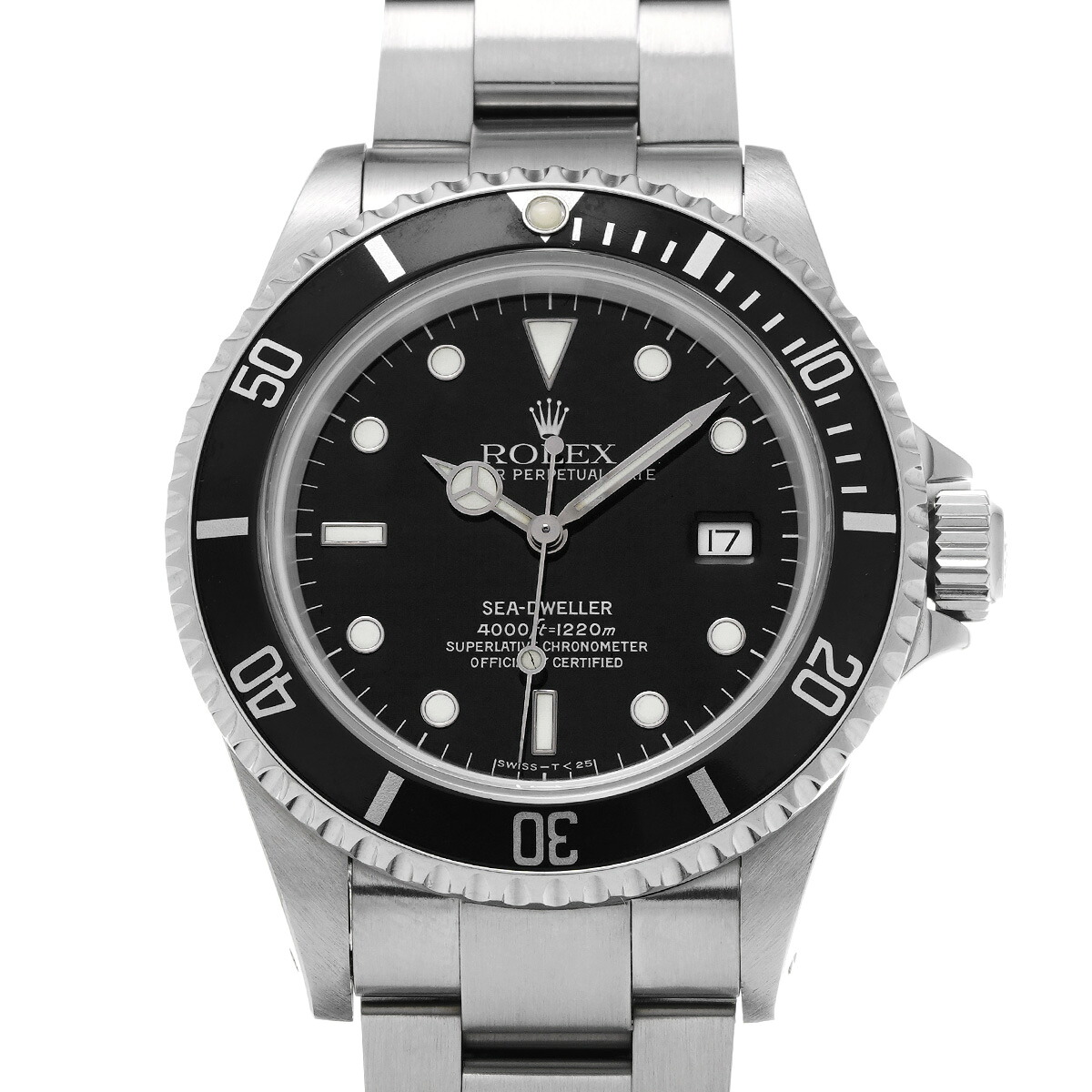 【～7/26 最大5万円クーポン】ロレックス ROLEX シードゥエラー 16600 U番(1997年頃製造) ブラック メンズ 腕時計 ロレックス 時計 高級腕時計 ブランド 【ローン48回払い無金利】【中古】｜ウォッチニアン ブランド品専門店