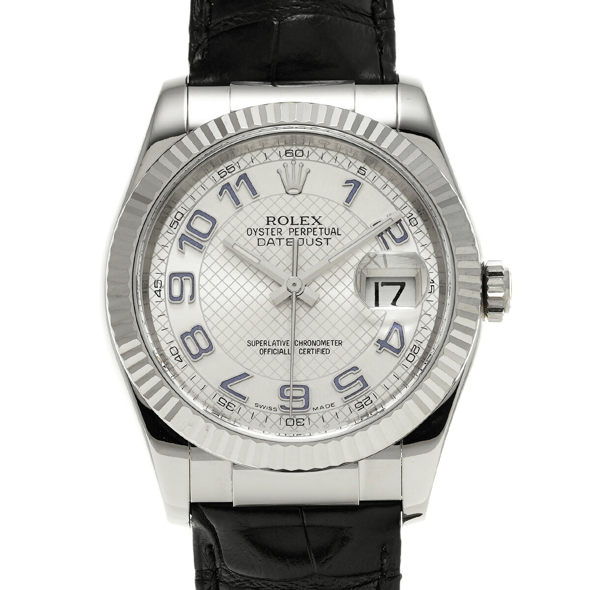 【～7/26 最大5万円クーポン】ロレックス ROLEX デイトジャスト 116139 D番(2005年頃製造) シルバーデコレーション メンズ 腕時計 ロレックス 時計 高級腕時計 ブランド 【ローン48回払い無金利】【中古】｜ウォッチニアン ブランド品専門店