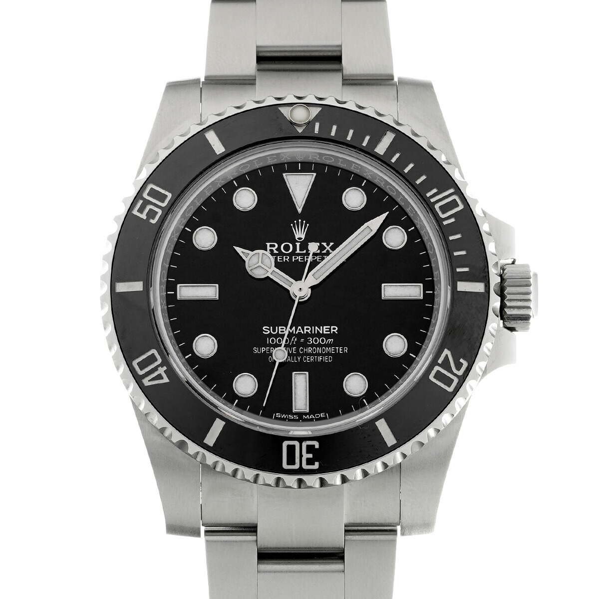 ロレックス ROLEX サブマリーナ 114060 ランダムシリアル ブラック メンズ 腕時計 ロレックス 時計 高級腕時計 ブランド 【ローン48回払い無金利】【中古】