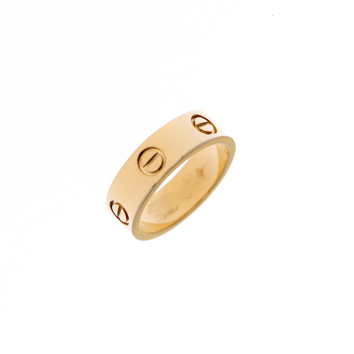 【～4/17 最大5万円クーポン】カルティエ CARTIER ラブリング #50 K18イエローゴールド YG レディース リング・指輪 カルティエ 【ローン48回払い無金利】【中古】
