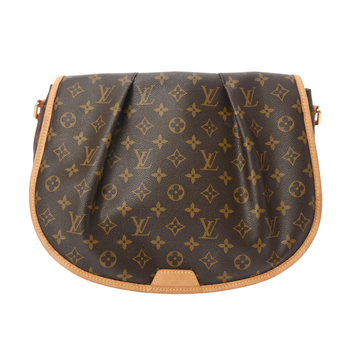ルイ ヴィトン LOUIS VUITTON モノグラム メニルモンタン MM ブラウン M40473 モノグラムキャンバス レディース ショルダーバッグ ヴィトンバッグ バック ブランド 【ローン48回払い無金利】【中古】