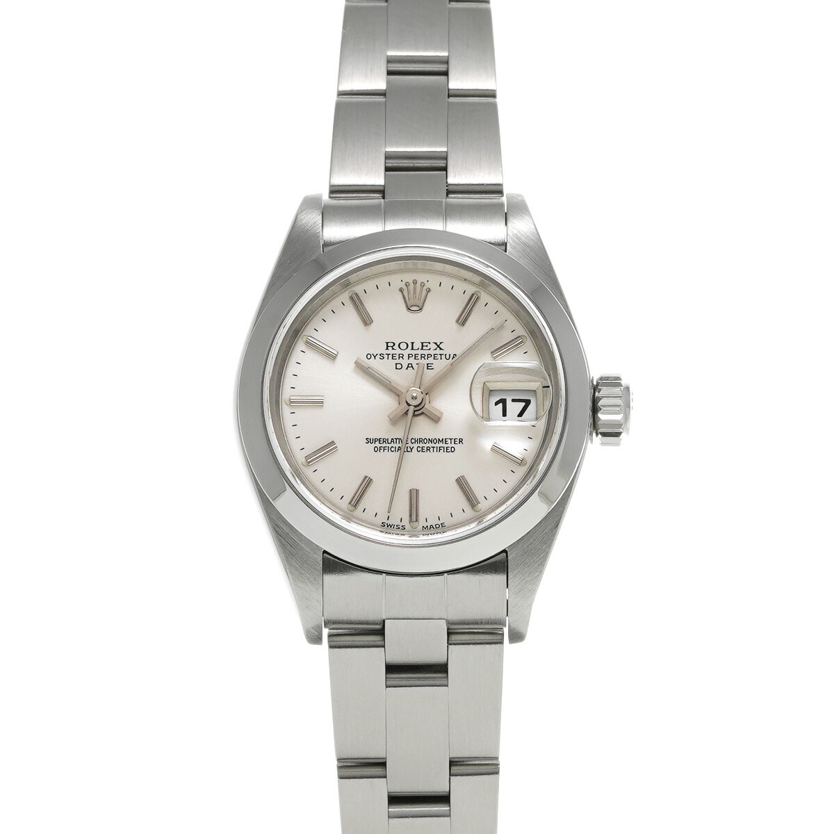 ロレックス ROLEX オイスターパーペチュアル デイト 79160 P番(2000年頃製造) シルバー レディース 腕時計 ロレックス 時計 高級腕時計 ブランド 【ローン48回払い無金利】【中古】