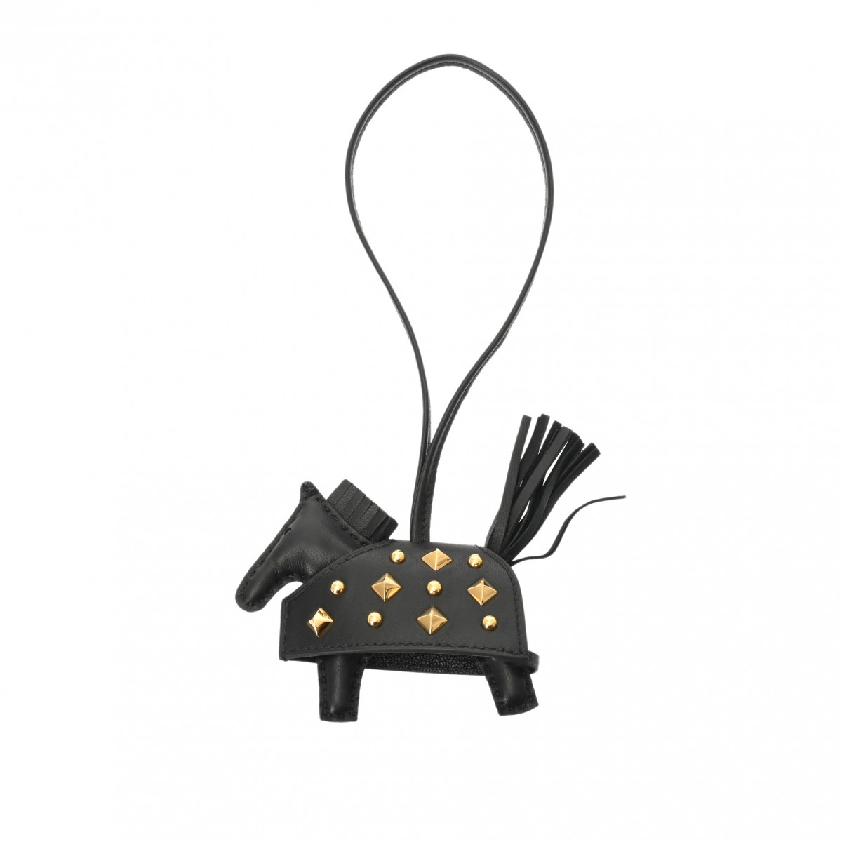 【～7/26 最大5万円クーポン】エルメス HERMES ロデオ PM ロベオロック ブラック アニョーミロ/ヴォースイフト ユニセックス バッグチャーム エルメス 【ローン36回払い無金利】【新品】｜ウォッチニアン ブランド品専門店