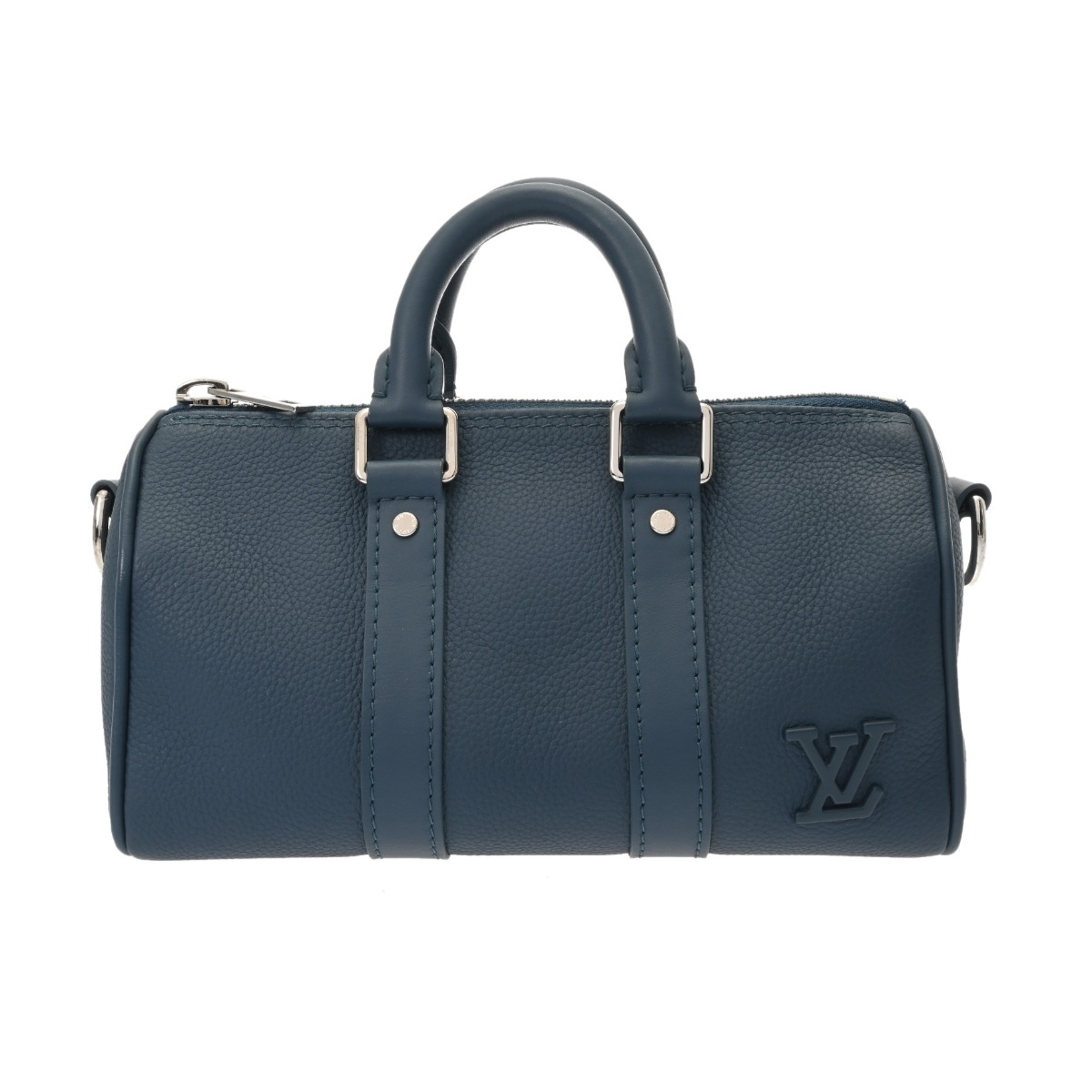 【～7/26 最大5万円クーポン】ルイ ヴィトン LOUIS VUITTON LVアエログラム キーポル XS 2WAY ブルー M81003 レザー ユニセックス ハンドバッグ ヴィトンバッグ バック ブランド 【ローン48回払い無金利】【中古】｜ウォッチニアン ブランド品専門店