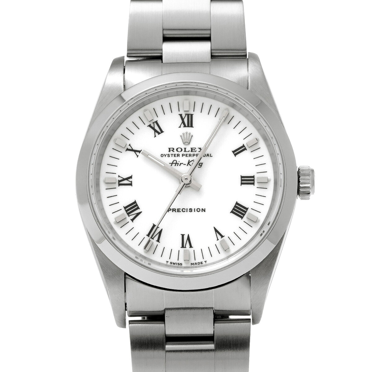 ロレックス ROLEX エアキング 14000 T番(1996年頃製造) ホワイト メンズ 腕時計 ロレックス 時計 高級腕時計 ブランド 【ローン48回払い無金利】【中古】｜ウォッチニアン ブランド品専門店