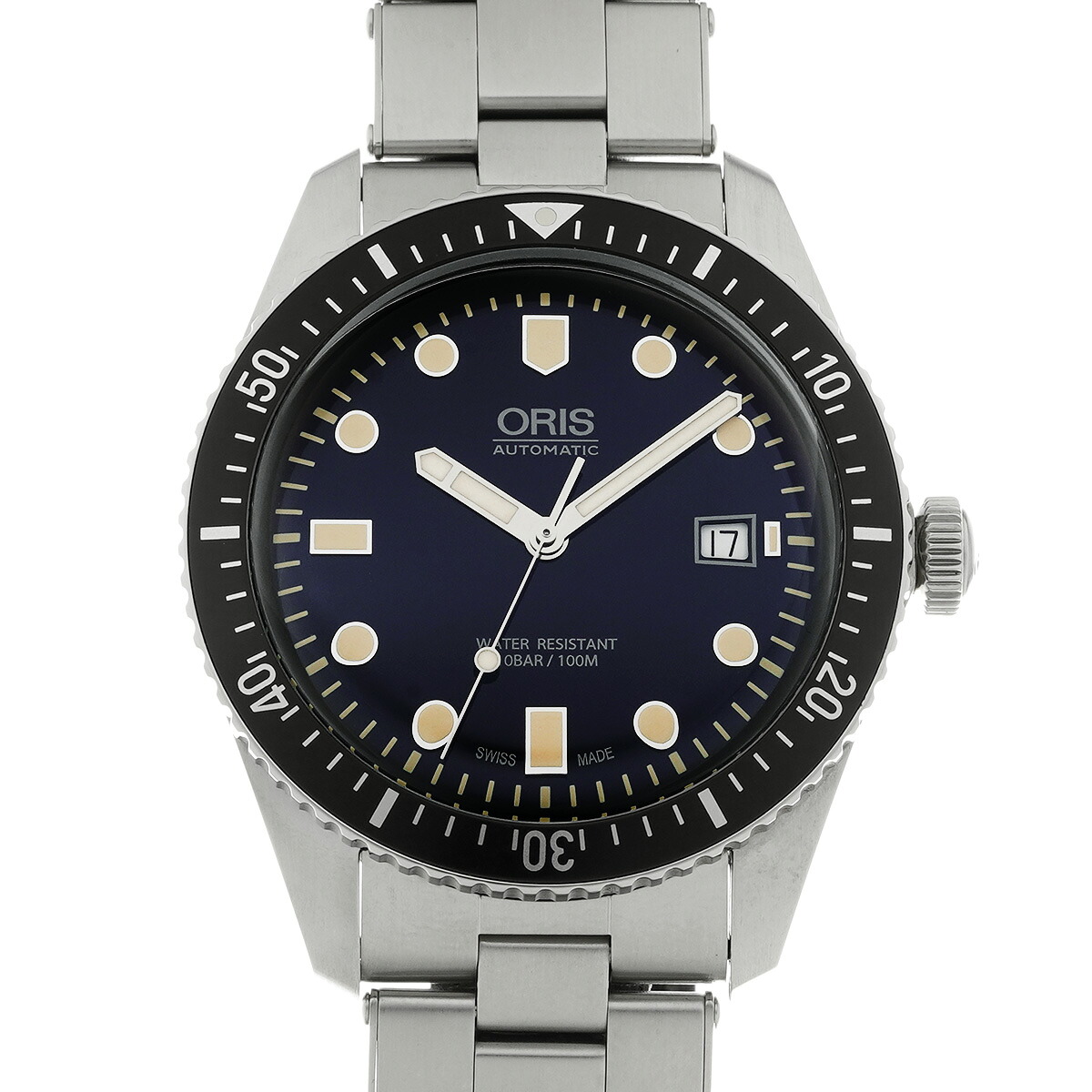 【~7/26 最大5万円クーポン】オリス ORIS ダイバーズ 65 01 733 7720 4055-07 8 21 18 ブルー メンズ 腕時計 オリス 時計 高級腕時計 ブランド 【ローン48回払い無金利】【中古】|ウォッチニアン ブランド品専門店