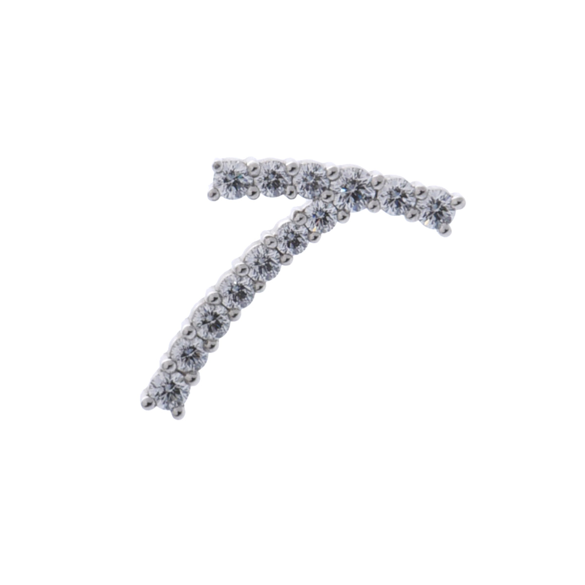 【～7/26 最大5万円クーポン】ギメル Gimel Tイニチャル ブローチ Pt950プラチナ ダイヤモンド レディース ブローチ ギメル 【ローン48回払い無金利】【中古】｜ウォッチニアン ブランド品専門店