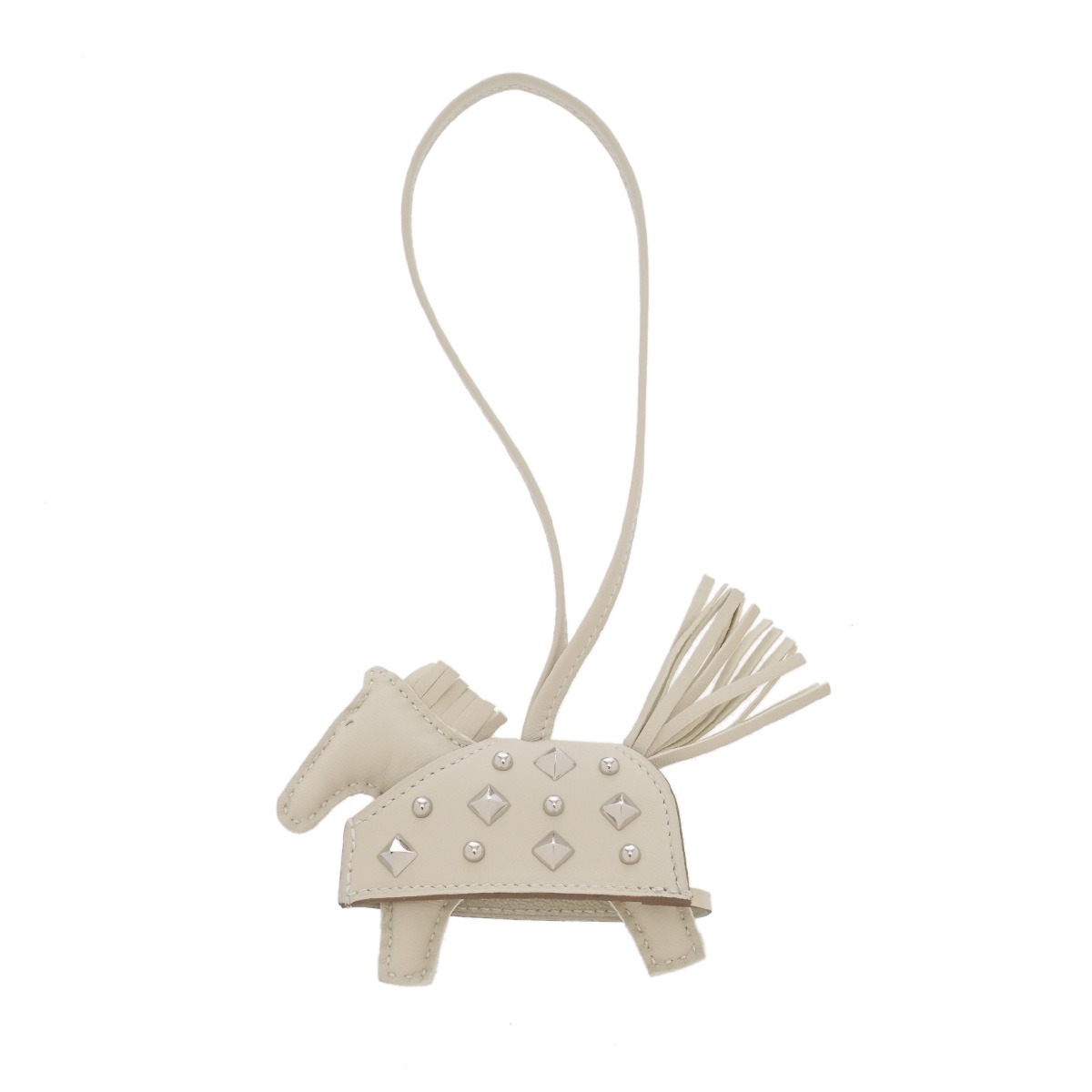 【～7/26 最大5万円クーポン】エルメス HERMES ロデオ PM ロベオロック クレ アニョーミロ/ヴォースイフト ユニセックス バッグチャーム エルメス 【ローン48回払い無金利】【未使用】｜ウォッチニアン ブランド品専門店