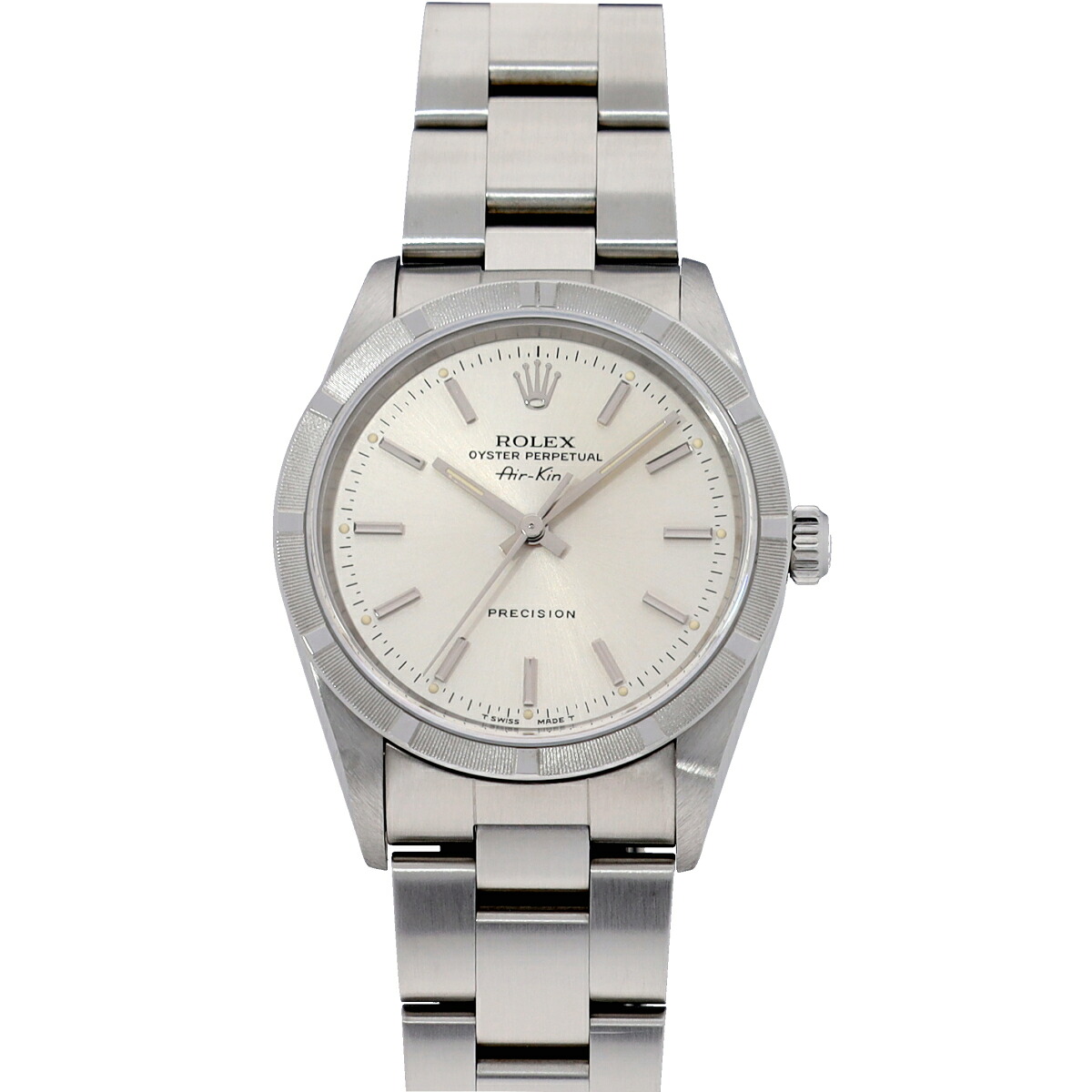 ロレックス ROLEX エアキング 14010 U番(1997年頃製造) シルバー メンズ 腕時計 ロレックス 時計 高級腕時計 ブランド 【ローン48回払い無金利】【中古】|ウォッチニアン ブランド品専門店