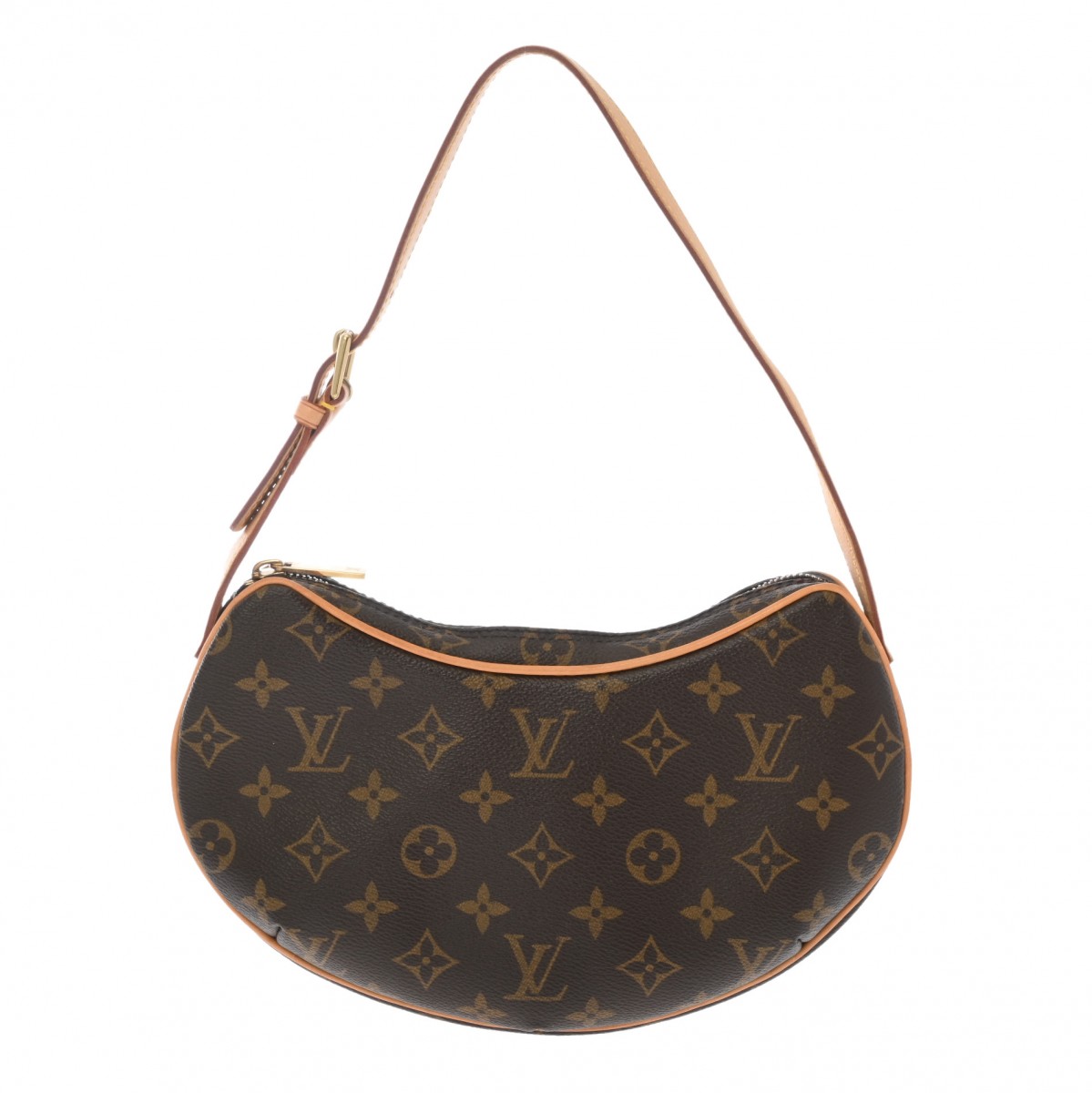 【～7/26 最大5万円クーポン】ルイ ヴィトン LOUIS VUITTON モノグラム ポシェット クロワッサン ブラウン M51510 モノグラムキャンバス レディース ショルダーバッグ ヴィトンバッグ バック ブランド 【ローン48回払い無金利】【中古】｜ウォッチニアン ブランド品専門店